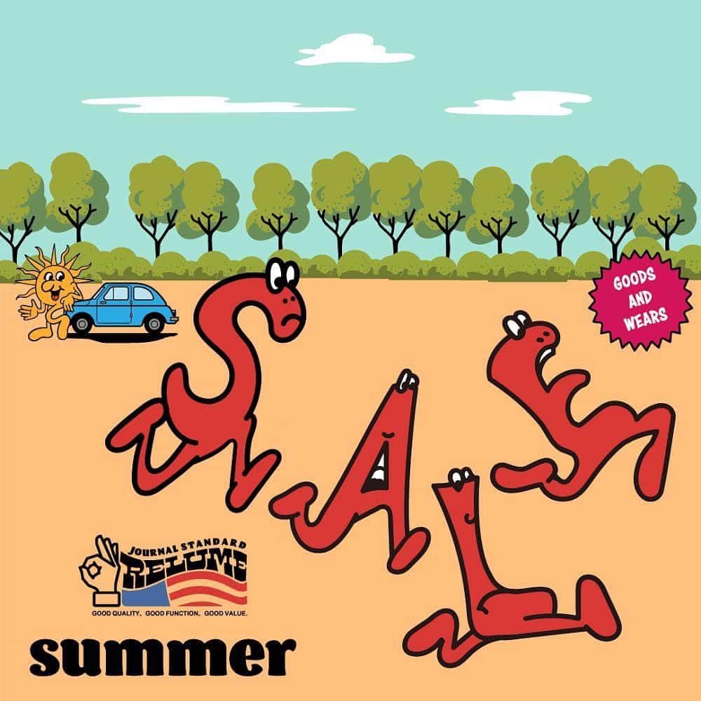 のインスタグラム：「﻿ 《SUMMER SALE information》﻿ ﻿ 日頃よりjournal standard relumeをご愛顧いただき、誠にありがとうございます。﻿ ﻿ 6/26(金)〜﻿ 下記店舗にて春夏商品がお得にお買い求めいただけSUMMER SALEがスタートします！﻿ ﻿ また、BAYCREW’S STOREでは6/26(金)0:00〜SUMMER SALEを開催致します。﻿ ﻿ 今買ってすぐ使えるものや秋口まで使えるものが対象となっています！この機会をぜひご利用下さい。﻿ ﻿ ﻿ 【対象店舗】﻿ ららぽーとTOKYO-BAY店﻿ ららぽーと沼津店﻿ ららぽーと海老名店﻿ ららぽーと立川立飛店﻿ ららぽーと富士見店﻿ 豊洲店﻿ EXPOCITY店﻿ ラゾーナ 川崎店﻿ 湘南テラスモール店﻿ GRANDTREE 武蔵小杉店﻿ 錦糸町パルコ店﻿ みなとみらい店﻿ 名古屋ラシック店﻿ 表参道店﻿ 自由が丘店﻿ ﻿ ﻿ #fashion #20ss﻿ #journalstandardrelume﻿ #baycrews #relume #summersale﻿ #レリューム #レリュームコーデ﻿ #ファッション #ベイクルーズ﻿ #サマーセール」