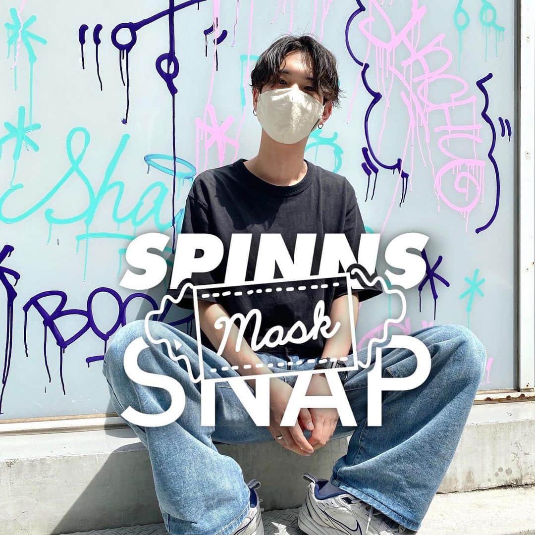 スピンズさんのインスタグラム写真 - (スピンズInstagram)「🌿SPINNS MASK SNAP 🌿﻿ ﻿ SPINNSスタッフのマスクスナップが﻿ SPINNS公式サイトにて公開👕✨﻿ ﻿ マスクもファッションとしてたのしもう🍒🍒﻿ ﻿ #SPINNS #スピンズ #spinnsオシャレマスク #マスクスナップ #mask snap #マスク」6月25日 18時12分 - spinns_official