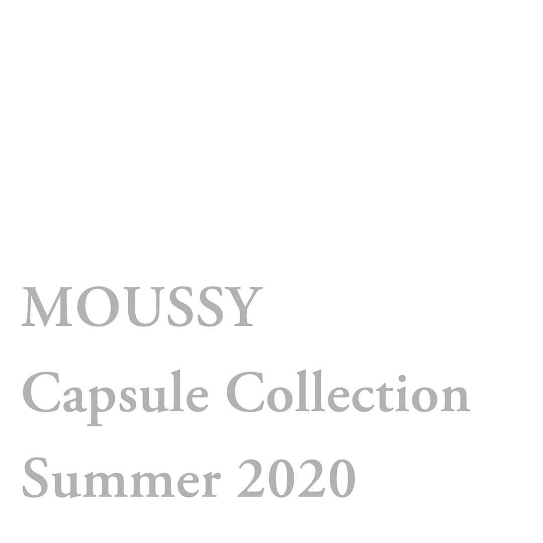 マウジーさんのインスタグラム写真 - (マウジーInstagram)「MOUSSY CAPSULE COLLECTION 2020 Summer Collection June 26th on sale. ㅤㅤㅤㅤㅤㅤㅤㅤㅤㅤㅤㅤㅤ 季節限定で発売されているMOUSSY Capsule Collectionより、 2020 Summerの新作コレクションを発売いたします。 6月26日(金)よりSHEL'TTER WEB STOREにて先行予約販売がスタート。 全国のMOUSSY直営店舗では7月3日(金)より発売予定。 また、WEBサイトにて入荷リクエストを受付中。 ストーリーズのアーカイブよりご覧いただけます。 #MOUSSYCapsuleCollection #MOUSSY_CC #MOUSSY ㅤㅤㅤㅤㅤㅤㅤㅤㅤㅤㅤㅤㅤ ※一部店舗・WEBストア限定商品がございます。 ※配送状況により店舗発売日が変更、また、SHEL'TTER WEB STOREにて予約販売を行っていた商品につきまして予定通りにお届けできない場合がございます。予めご了承くださいませ。」6月25日 19時11分 - moussyofficial