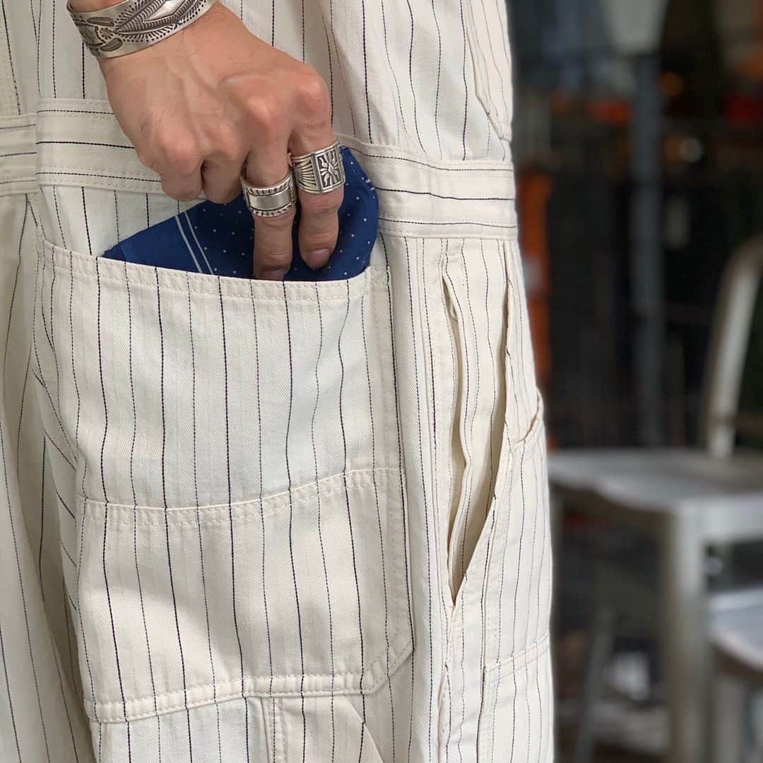 のインスタグラム：「BEAMS PLUS STYLE  #beams #beamsplus #beamsplusharajuku #harajuku #tokyo #japan #overall #herringbone #warehouse #mensfashion #menstyle #menswear」