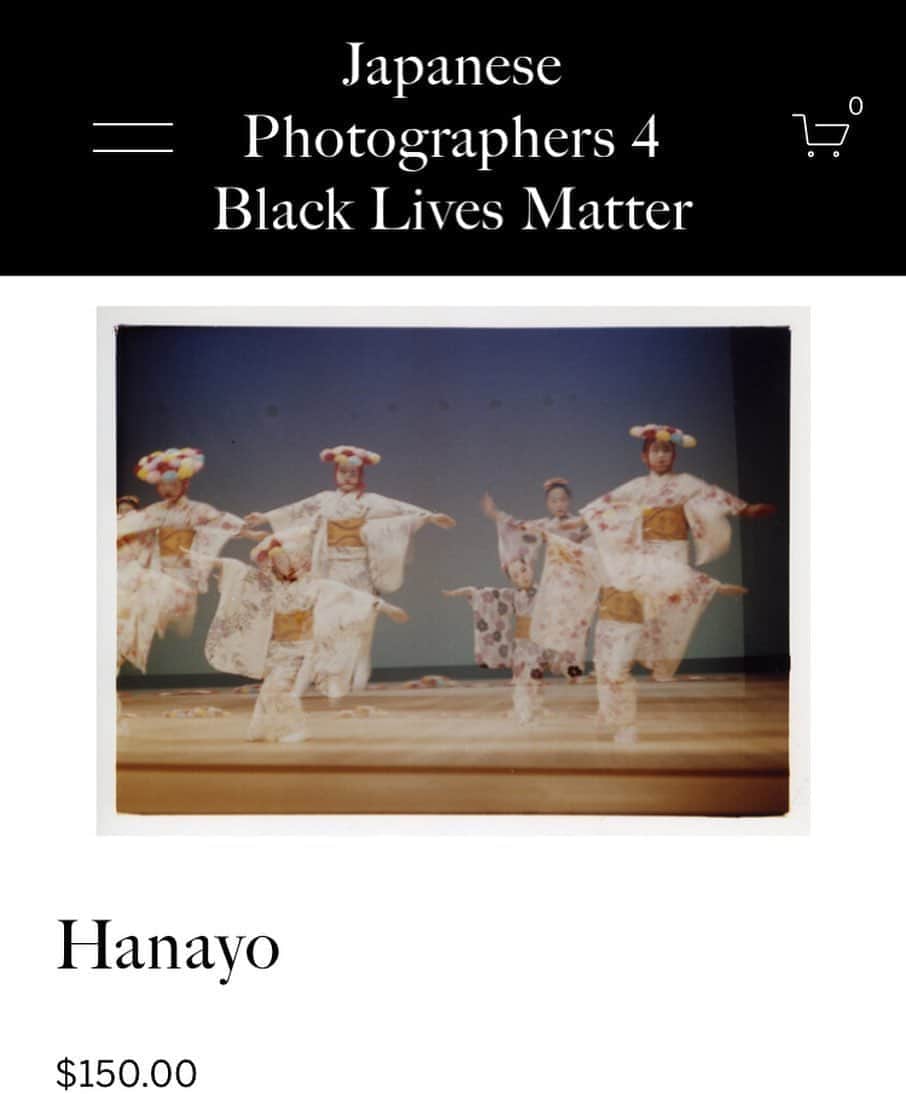 花代のインスタグラム：「https://www.japanesephotographers4blacklivesmatter.com/photographs/hanayo」