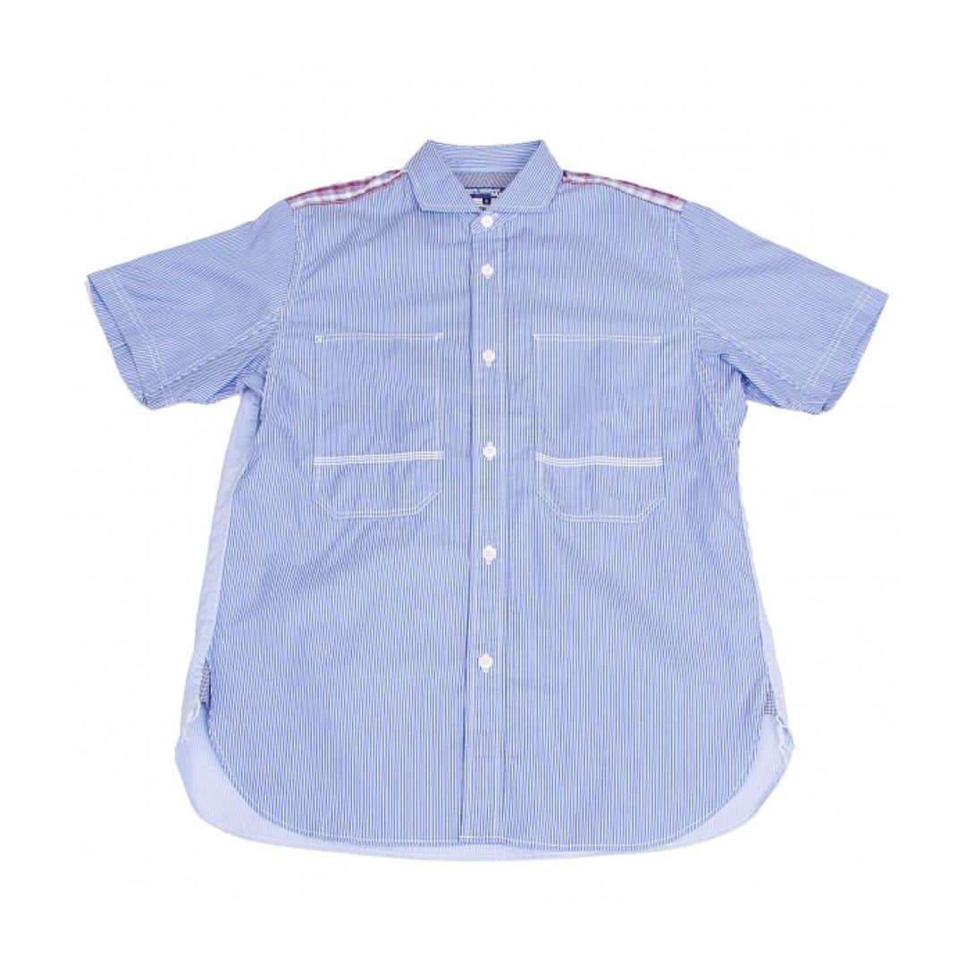 playfulさんのインスタグラム写真 - (playfulInstagram)「JUNYA WATANABE MAN COMME des GARCONS 切替ストライプ半袖シャツ /¥22,935 (k-62599)  https://www.playful-dc.com/products/details67816.html  #プレイフル #古着 #ブランド古着 #DCブランド #コムデギャルソン #トリココムデギャルソン #コムデギャルソン古着 #ブラックコムデギャルソン  #ジュンヤワタナベ #ジュンヤワタナベマン  #川久保玲 #commedesgarcons #commedesgarconshommeplus #commedesgarconshomme #tricotcommedesgarcons #commedesgarçons #blackcommedesgarcons #cdg #secondhand #secondhandclothes #secondhand #junyawatanabe #junyawatanabeman」6月25日 20時05分 - playful_dc