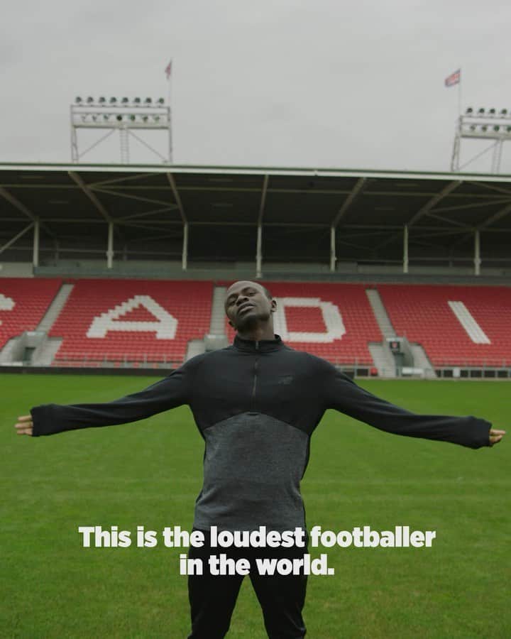 newbalanceのインスタグラム：「This is Sadio. You might think he’s quiet, but he’s the loudest footballer in the world. Now a league champion. #WeGotNow」