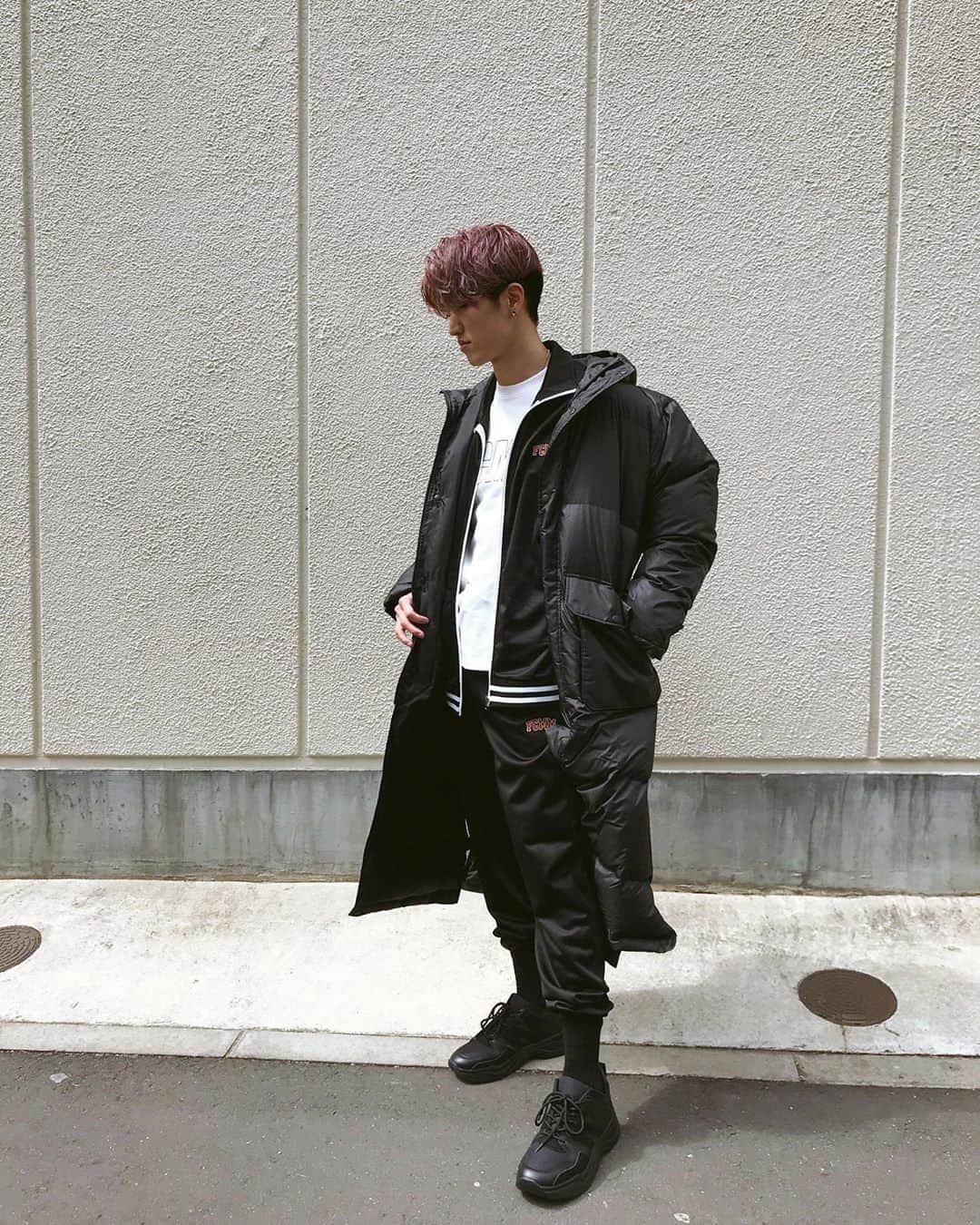 原田デイビッドのインスタグラム：「FCMM 💣  #FCMM #streetwear #streetwearfashion #moguri #ストリートファッション」