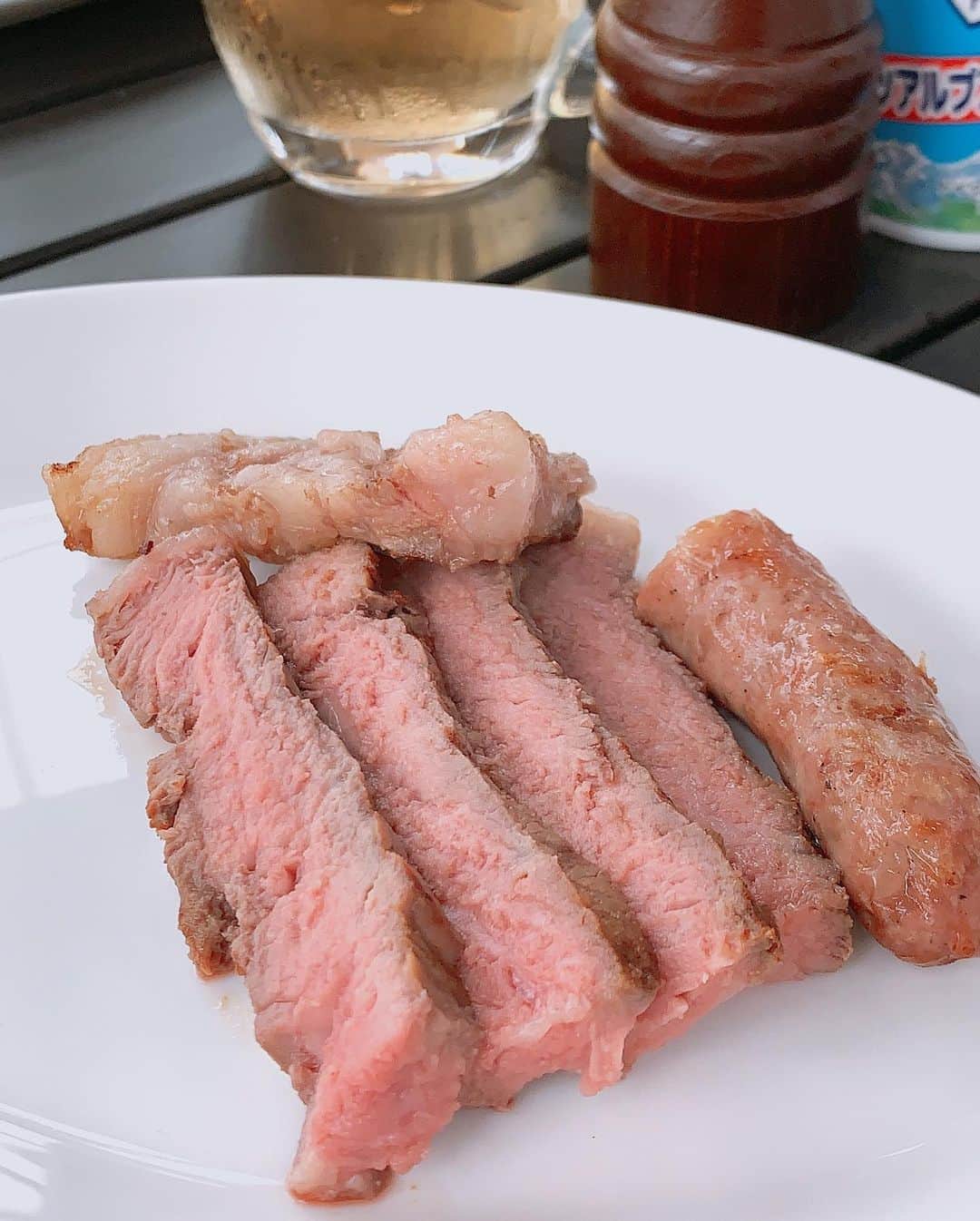 水谷雅子さんのインスタグラム写真 - (水谷雅子Instagram)「名古屋駅直結のミッドランドスクエア44階屋外展望台に﻿ BBQ「CAＲVINO」2020年7月1日オープン！﻿ 一足お先になおちゃんと行ってきました！🍺﻿ 久しぶりのBBQでテンション上がります😉❤️﻿ 色々な種類のお肉があってよく熟成されています。﻿ なので鴨のお肉でも匂いもなく美味しくいただけました😋❤️﻿ お天気も良ければ夜景も最高に綺麗でしょうね🌃﻿✨✨✨ #carvino #名古屋 #nagoya #イタリアンBBQ #BBQ #屋上BBQ　#熟成肉 #ミッドランドスクエア #midlandsquare #スカイプロムナード #skypromenade #夜景 #ビアガーデン #換気良好 #水谷雅子#水谷雅子beautybook50の私  @naoko2.28 ﻿ ﻿ ﻿」6月25日 22時19分 - mizutanimasako