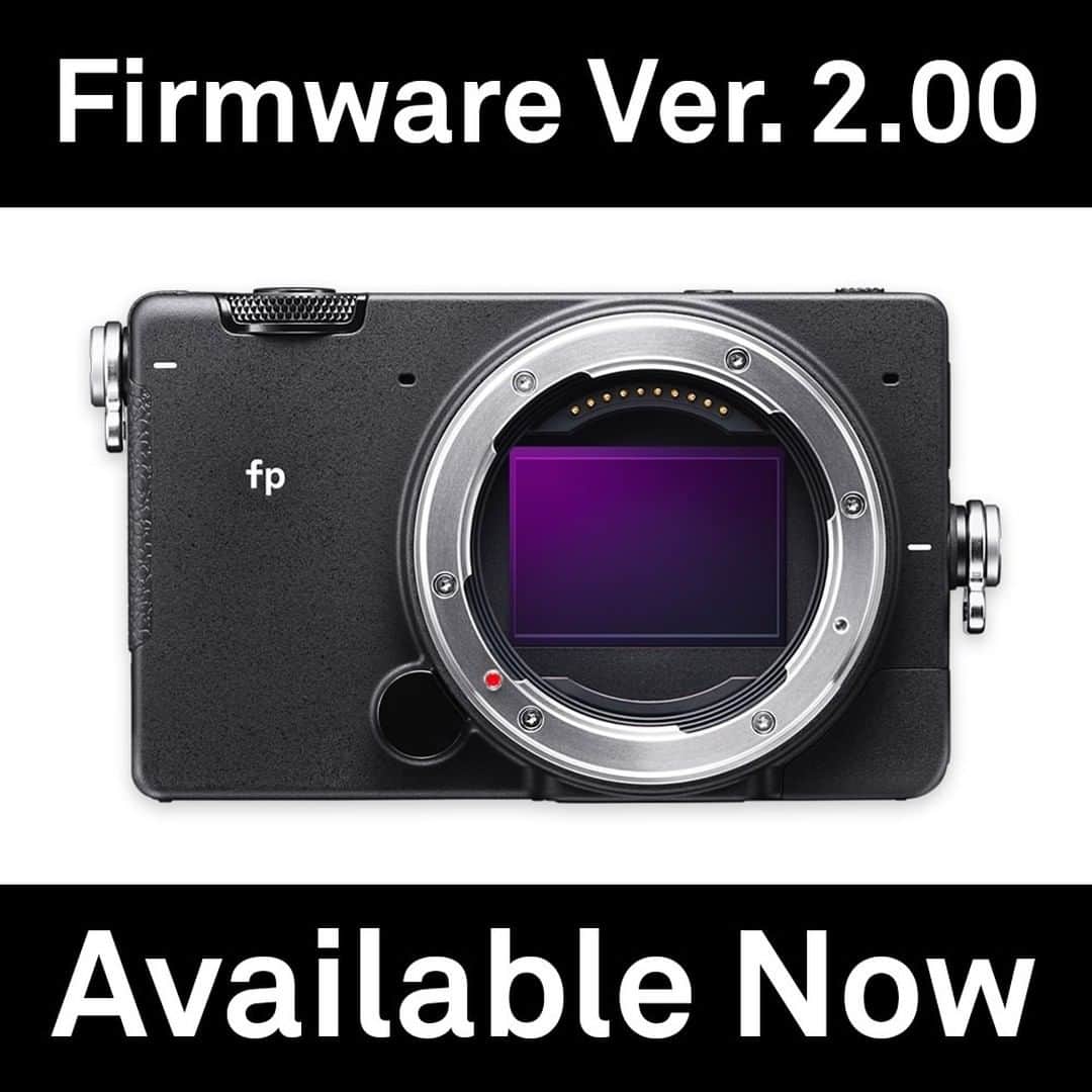 Sigma Corp Of America（シグマ）さんのインスタグラム写真 - (Sigma Corp Of America（シグマ）Instagram)「SIGMA has announced the release of Firmware Ver. 2.00 for the SIGMA fp.  This is the first major update that widely expands the functionality of the camera.  Upgrades include in-camera cinemagraphs, CinemaDNG playback, still capture from movie files or in Cine mode, HDR movie shooting, DCI 4K 12 bit / HDMI Raw output, improved AF performance, settings adjustments when connected via USB, plus more!  Learn More (link in bio or copy URL): https://bit.ly/fp-firmware-v200  #sigmaphoto #SIGMAfp #SIGMA #firmware #firmwareupdate #photography #videography #cinematography #cinemaDNG #cinemagraph #cinemagraphs」6月25日 22時27分 - sigmaphoto