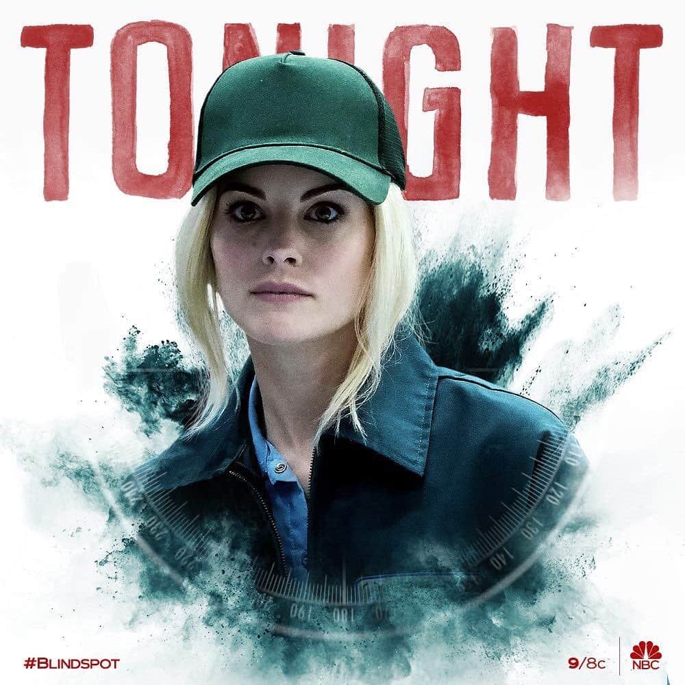ジェイミー・アレクサンダーのインスタグラム：「All new #Blindspot tonight! 9/8c #NBC (special thanks to @iamshellieb for another cool disguise 🤪) 😎💥」