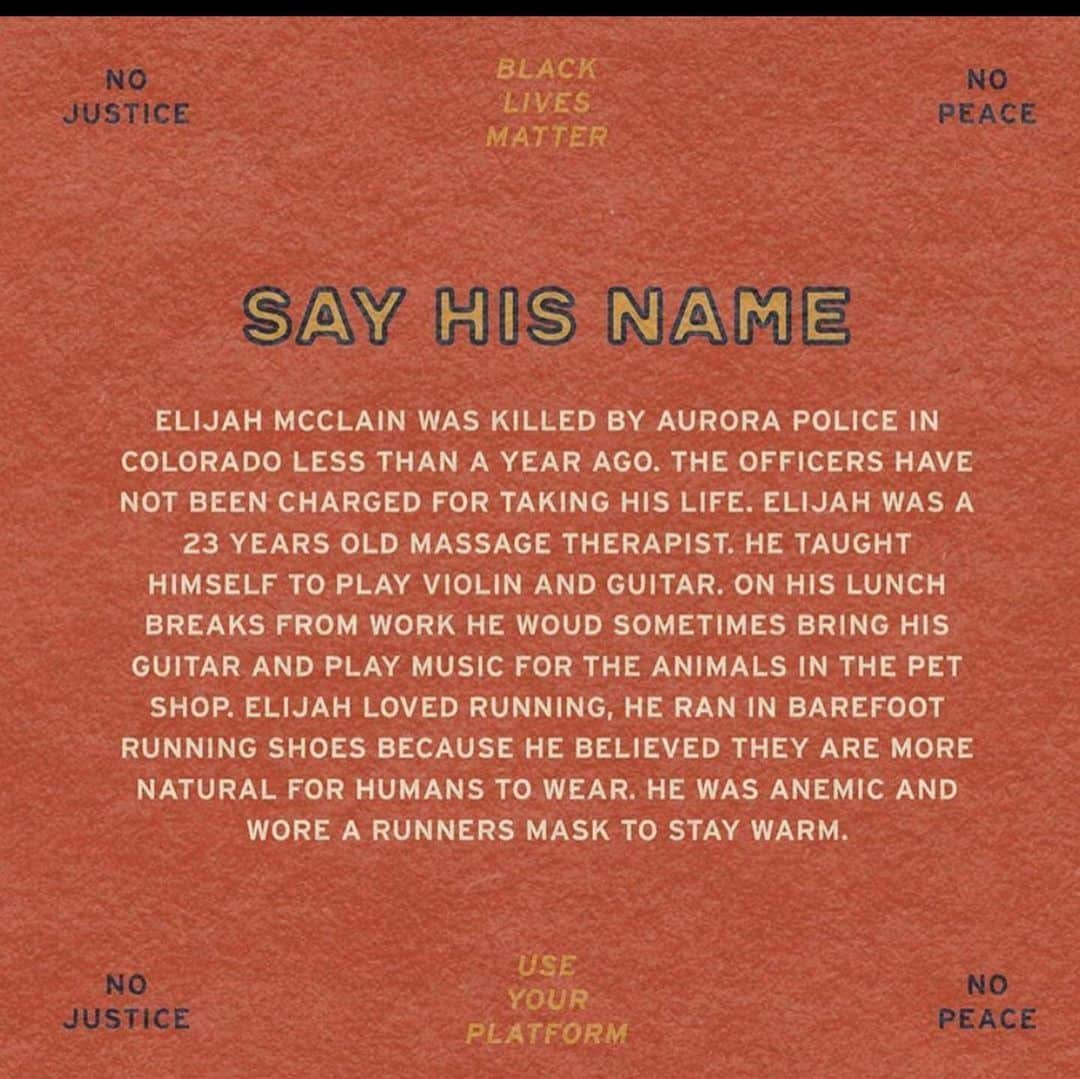 マーク・ジェイコブスさんのインスタグラム写真 - (マーク・ジェイコブスInstagram)「Heartbreaking. Please help. Say his name.  #ELIJAHMCCLAIN #howcanIbeofservicetoday #Repost @bhytes ・・・ 💔. Thankyou @mattxschu for this beautiful artwork and @eisellety for the helpful information. 💔. #elijahmcclain @blklivesmatter @naacp @naacp_ldf #blacklivesmatter」6月25日 22時46分 - themarcjacobs