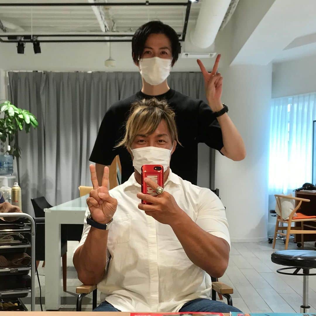 棚橋弘至さんのインスタグラム写真 - (棚橋弘至Instagram)「先日の #髪型 #hairstyle」6月25日 22時54分 - hiroshi_tanahashi