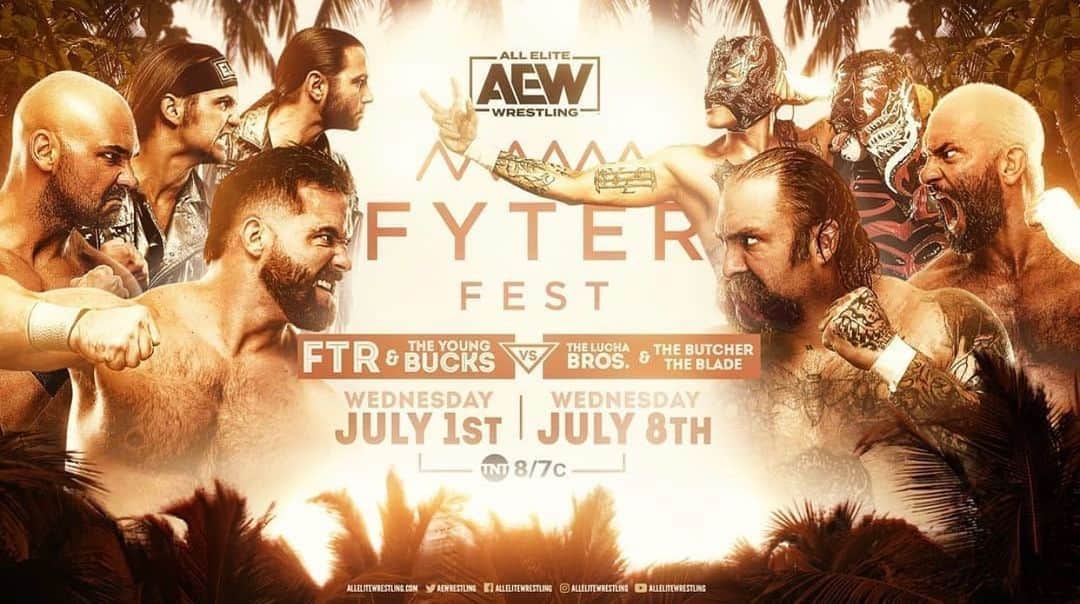 マット・ジャクソンのインスタグラム：「This 8 Man Tag is gonna be nuts. #AEWFyterFest.」
