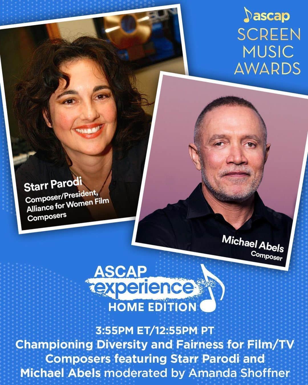 ASCAPさんのインスタグラム写真 - (ASCAPInstagram)「#ASCAPExperience update for today! Please note @hanszimmer panel is now at 6:25PM ET | 3:25PM PT. Tune in LIVE for a whole afternoon with tips & advice from #ASCAPAwards winning composers & creators. Link in bio to register & watch LIVE. #ASCAPScreen」6月26日 0時02分 - ascap