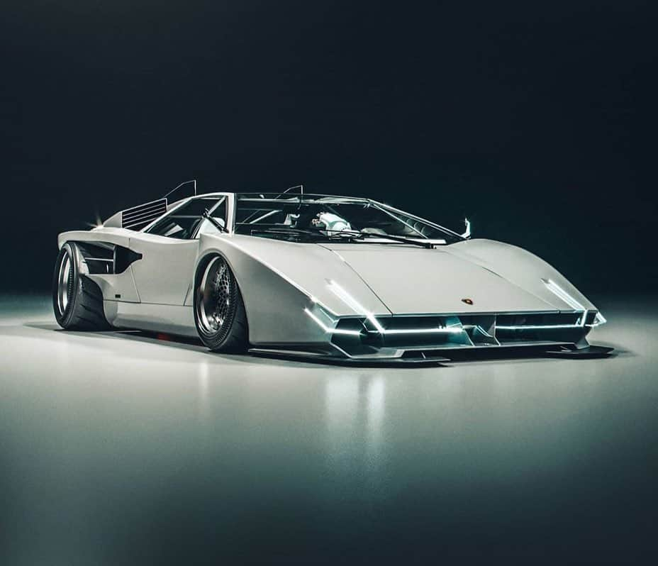 CARLiFESTYLEさんのインスタグラム写真 - (CARLiFESTYLEInstagram)「Futuristic Lambo Countach. Thoughts? Design by @the_kyza 🙌🏽 #carlifestyle」6月26日 0時58分 - carlifestyle