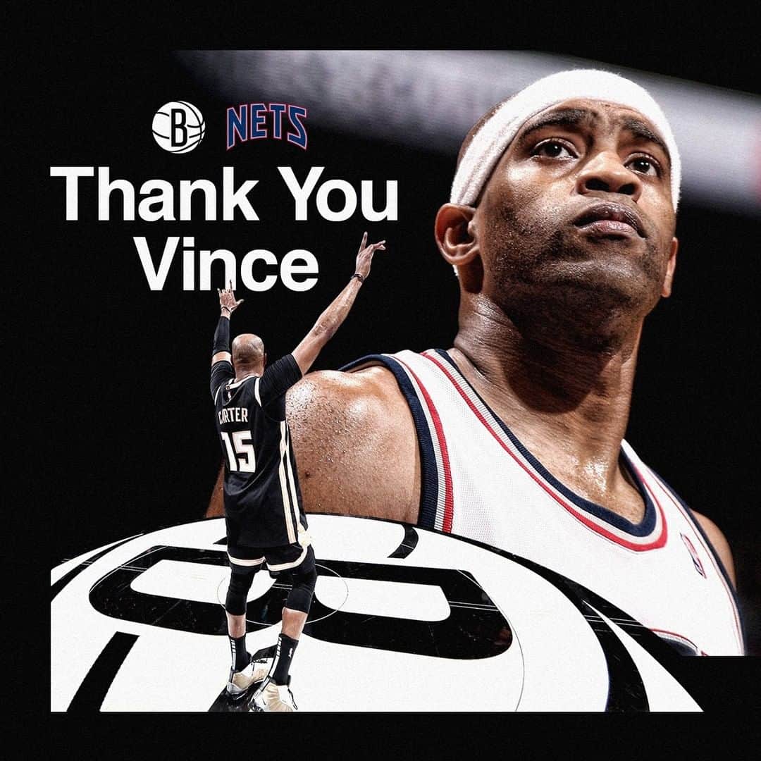 Brooklyn Netsさんのインスタグラム写真 - (Brooklyn NetsInstagram)「To a legendary career. Thank you for everything, Vince 🙏」6月26日 1時16分 - brooklynnets