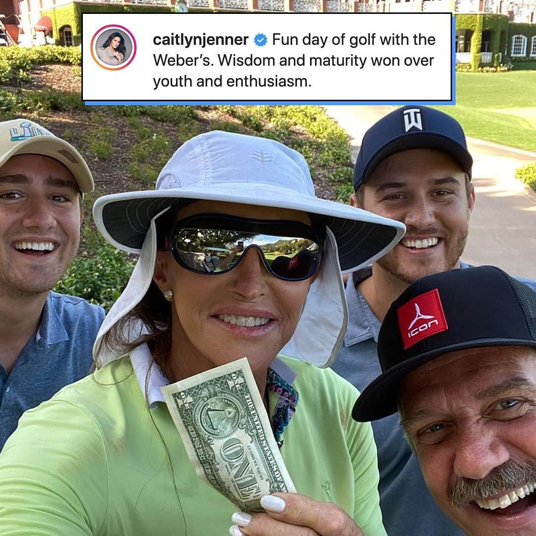 E! Onlineさんのインスタグラム写真 - (E! OnlineInstagram)「The most dramatic round of golf ever. (📷: @caitlynjenner)」6月26日 1時38分 - enews