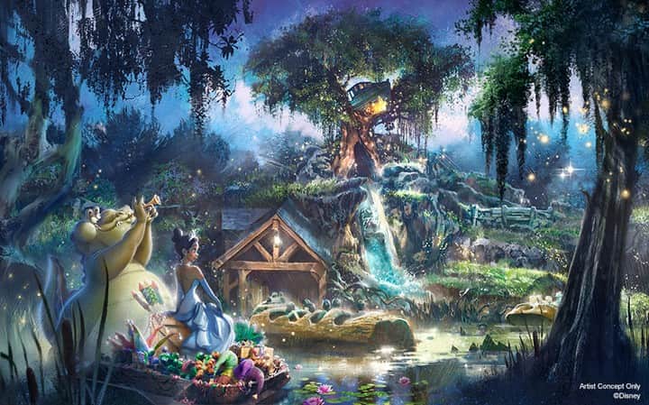 Walt Disney Worldのインスタグラム：「We’re thrilled to share a new project @WaltDisneyImagineering has in development, Splash Mountain – at both @Disneyland & #WaltDisneyWorld – will soon be completely reimagined with a new story inspired by an all-time favorite @DisneyAnimation film, “The Princess and The Frog.” Read more on the @DisneyParksBlog.」