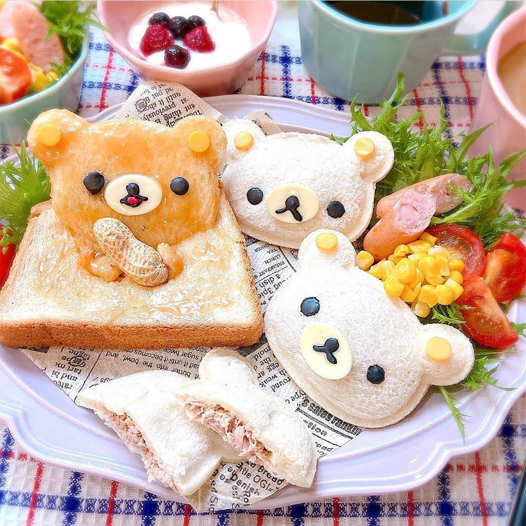 Rilakkuma US（リラックマ）さんのインスタグラム写真 - (Rilakkuma US（リラックマ）Instagram)「@seiko.ne.jp made this cute Rilakkuma themed meal set! Food is always more delicious when it's cute! . . . . #RilakkumaUS #rilakkuma #sanx #kawaii#cutefood #sandwich  #リラックマ #サンエックス」6月26日 3時26分 - rilakkumaus