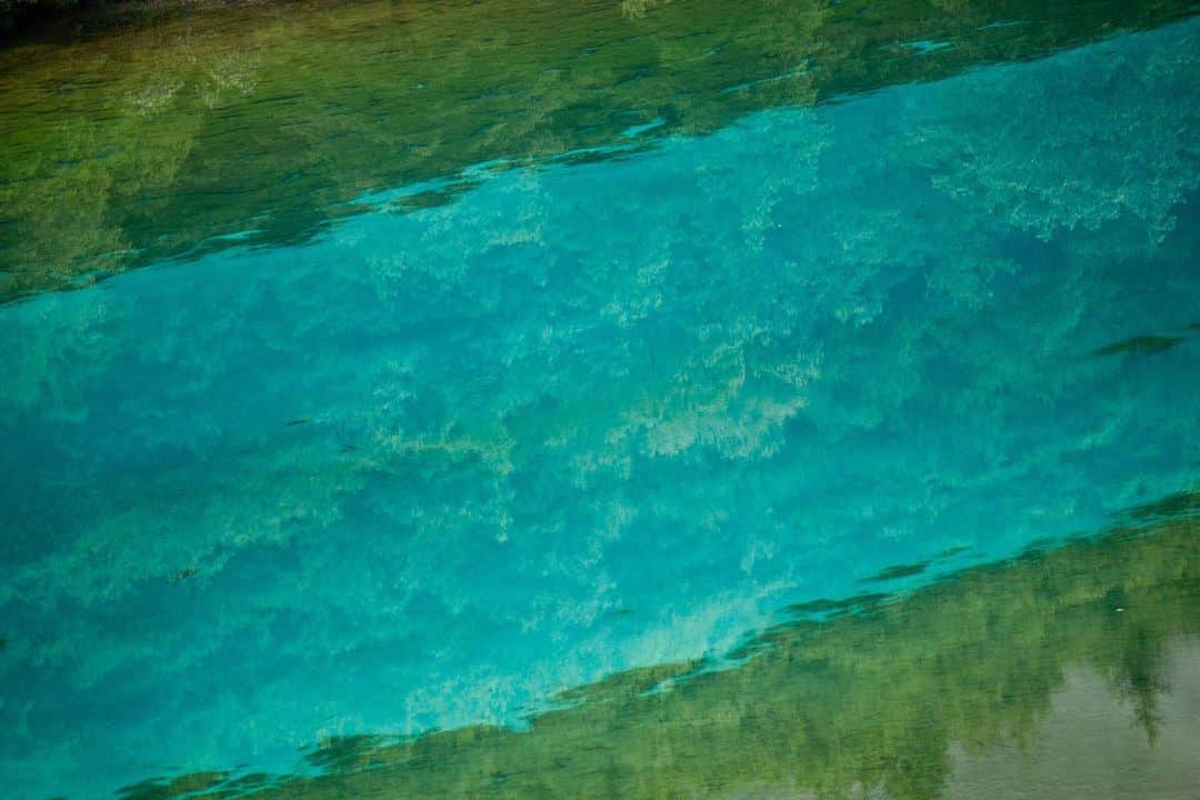 Michael Yamashitaさんのインスタグラム写真 - (Michael YamashitaInstagram)「Jiuzhaigou National Park, Five Color Pond, above and below; famous for its crystal clear, jade colored waters, the reflected colors on the surface change according to whether there’s sand or vegetation on the bottom. It’s China’s most popular national park thanks to stunning natural scenery like this. Anxious to get back after restrictions are lifted to see if this pond has survived the massive earthquake that closed the park in 2017.  #Jiuzhaigou #nationalpark #Sichuan #china」6月26日 3時40分 - yamashitaphoto