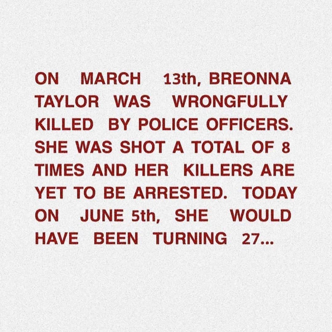 ジャスティン・ビーバーさんのインスタグラム写真 - (ジャスティン・ビーバーInstagram)「Justice for BREONNA TAYLOR」6月26日 4時40分 - justinbieber