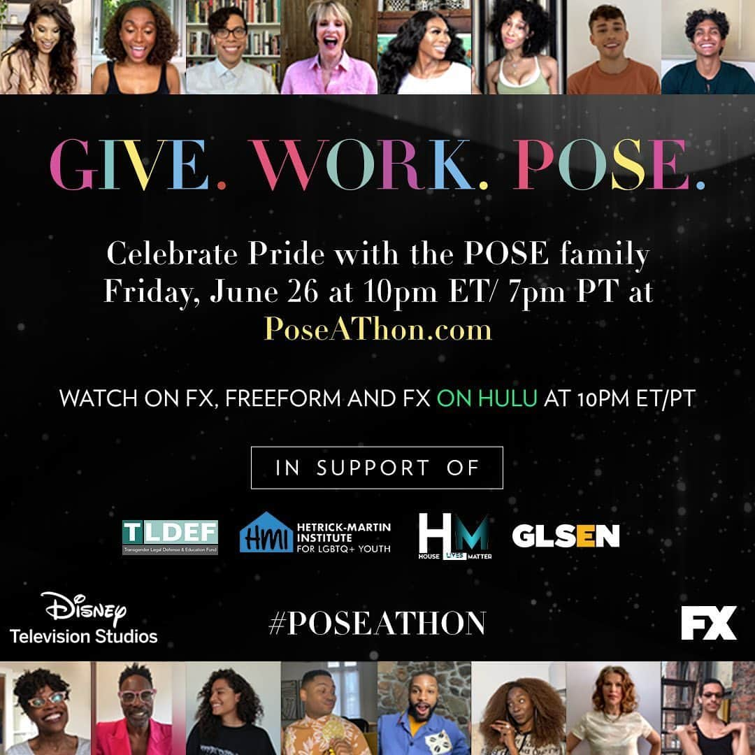 サンドラ・バーンハードさんのインスタグラム写真 - (サンドラ・バーンハードInstagram)「Give Work Pose Celebrate Pride with the Pose family on Fri June 26 on @fxnetworks FX on HULU @freeform and Poseathon.com #posefx #poseathon」6月26日 5時31分 - sandragbernhard