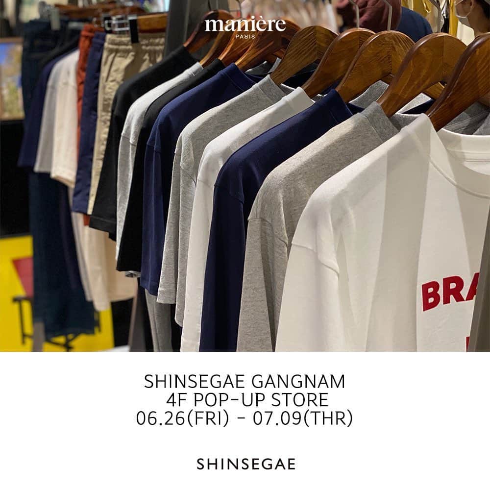 パク・ヨンインさんのインスタグラム写真 - (パク・ヨンインInstagram)「@maniere.official 6.26 - 7.9 pop-up store. 신세계백화점 강남점 본관 4F #마니에 #maniere」6月26日 15時25分 - urbanzakapayongin