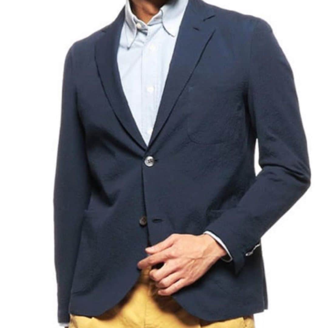 マリオムスカリエッロさんのインスタグラム写真 - (マリオムスカリエッロInstagram)「.com Hand made Jacket made of 100% Cotton “seersucker”」6月26日 15時50分 - mariomuscariello