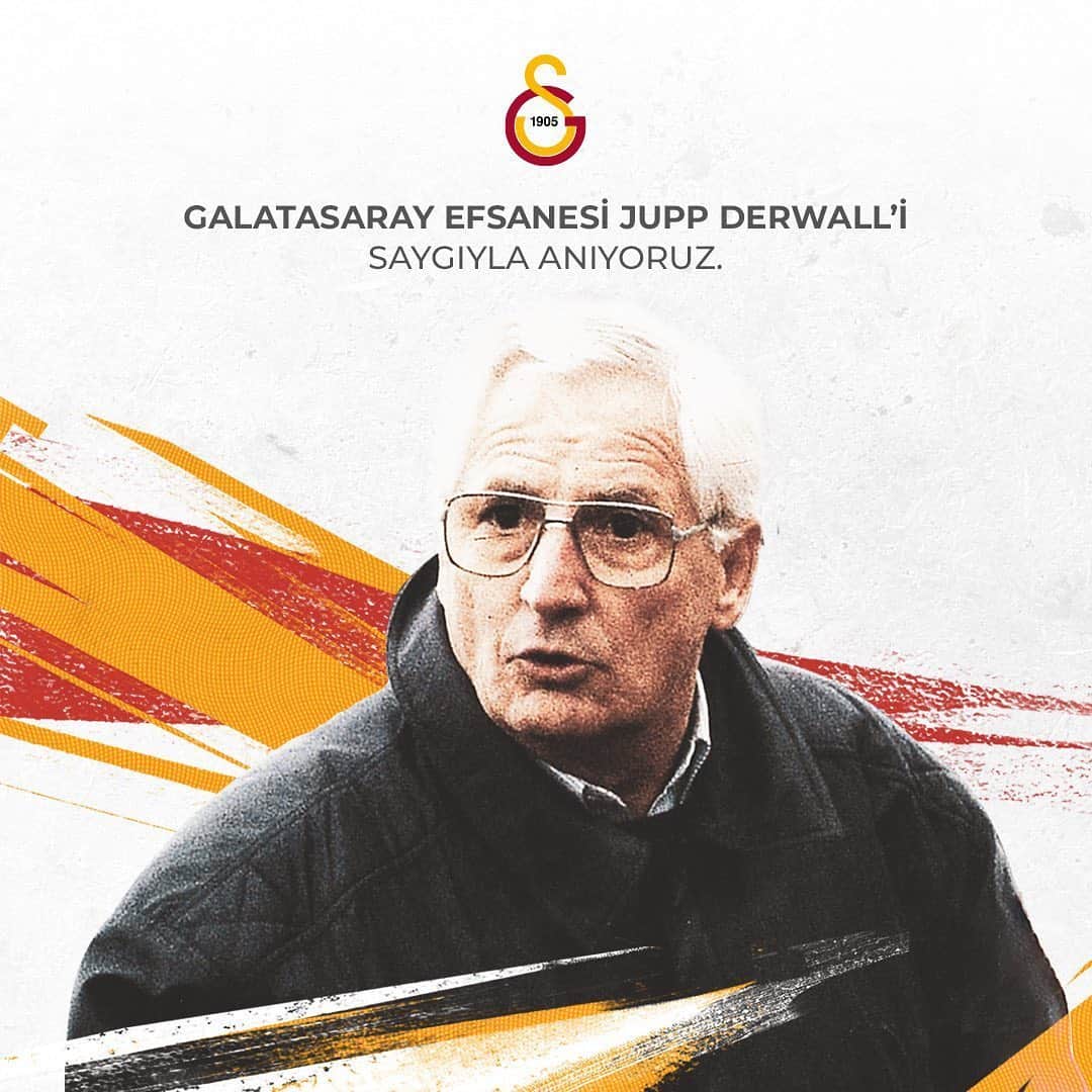 ガラタサライSKさんのインスタグラム写真 - (ガラタサライSKInstagram)「‪Türk futbolunda tarihi yeniden yazan, Galatasaray ve dünya futbolunun unutulmaz isimlerinden, eski teknik direktörümüz Jupp Derwall'i aramızdan ayrılışının 13. yıldönümünde sevgi, saygı ve özlemle anıyoruz.‬ ‪Seni hiç unutmayacağız Herr Derwall! 🙏‬」6月26日 16時17分 - galatasaray