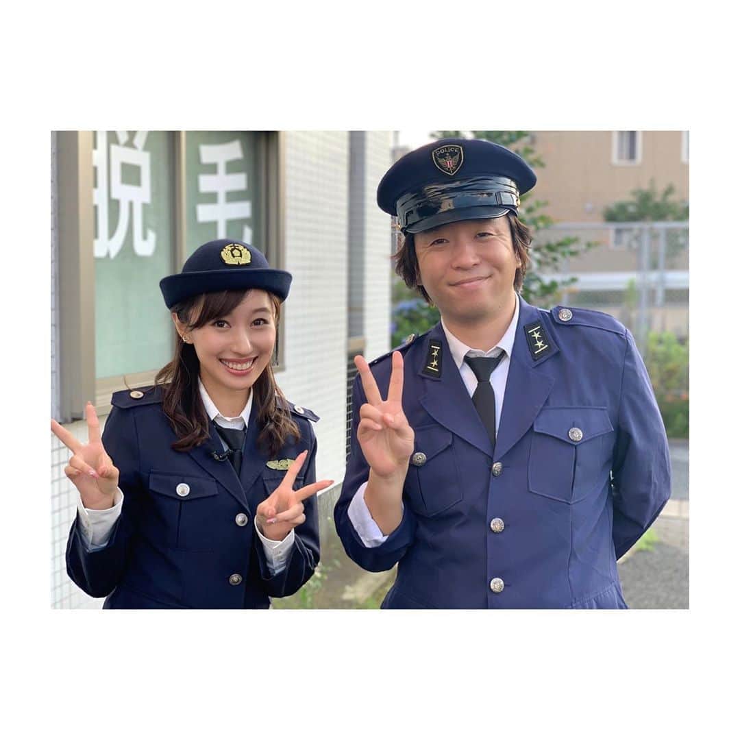 のインスタグラム：「#お仕事* * 同じ事務所のホリさんとご一緒させていただきました🤗 今夜放送の千葉テレビ『求人任三郎がいく！』に出演しています😋♪ 楠、テレビで初めてすっぴん披露しています。笑 どう写っているのか…非常にドキドキ😂 チバテレ公式YouTubeにも挙がる予定なので、詳しくは番組HPをご覧下さいね🙌 （後ろの脱毛の文字、気になりますよね。こちらに関してはまた後日お伝えさせてください😂笑）* * #千葉テレビ #チバテレ #求人任三郎がいく #モノマネ芸人 #ホリ さん #フリーアナウンサー #楠紗友里 #ホリプロ」