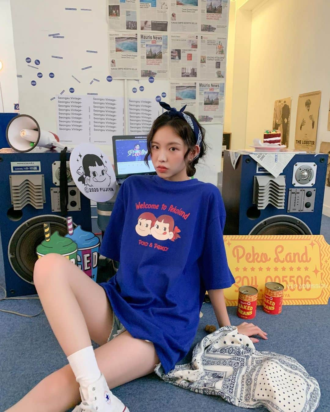 Chuuさんのインスタグラム写真 - (ChuuInstagram)「🎡welcome to PEKO LAND🎡 ⓒ2020 FUJIYA」6月26日 8時22分 - chuu_official