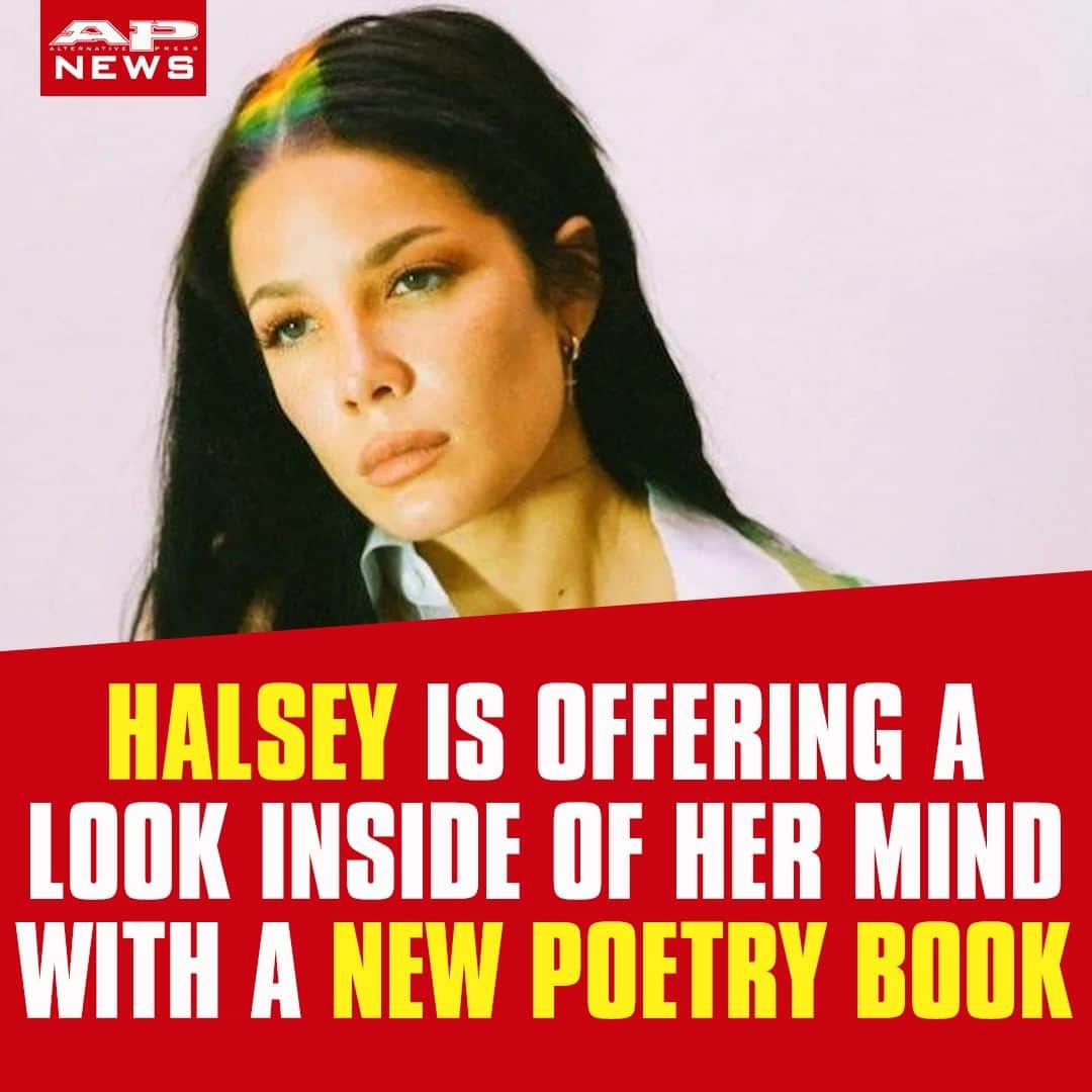 Alternative Pressさんのインスタグラム写真 - (Alternative PressInstagram)「@iamhalsey's new poetry book ‘I Would Leave Me If I Could’ offers an inside look into her personal life and past experiences ⁠ LINK IN BIO⁠ .⁠ .⁠ .⁠ #halsey #iwouldleavemeificould #popmusic #alternativepop #poetry #booksofpoetry #alternativepress #altpress」6月26日 9時30分 - altpress