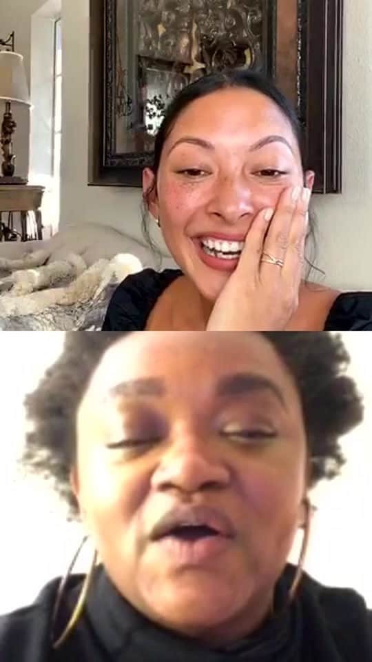 ジョーディン・テイラーのインスタグラム：「Blessed with the vocals of @iamolivianoelle and @ayothesinger . Two powerhouse women who are not only making an impact in music, but changing the world while they do it.」