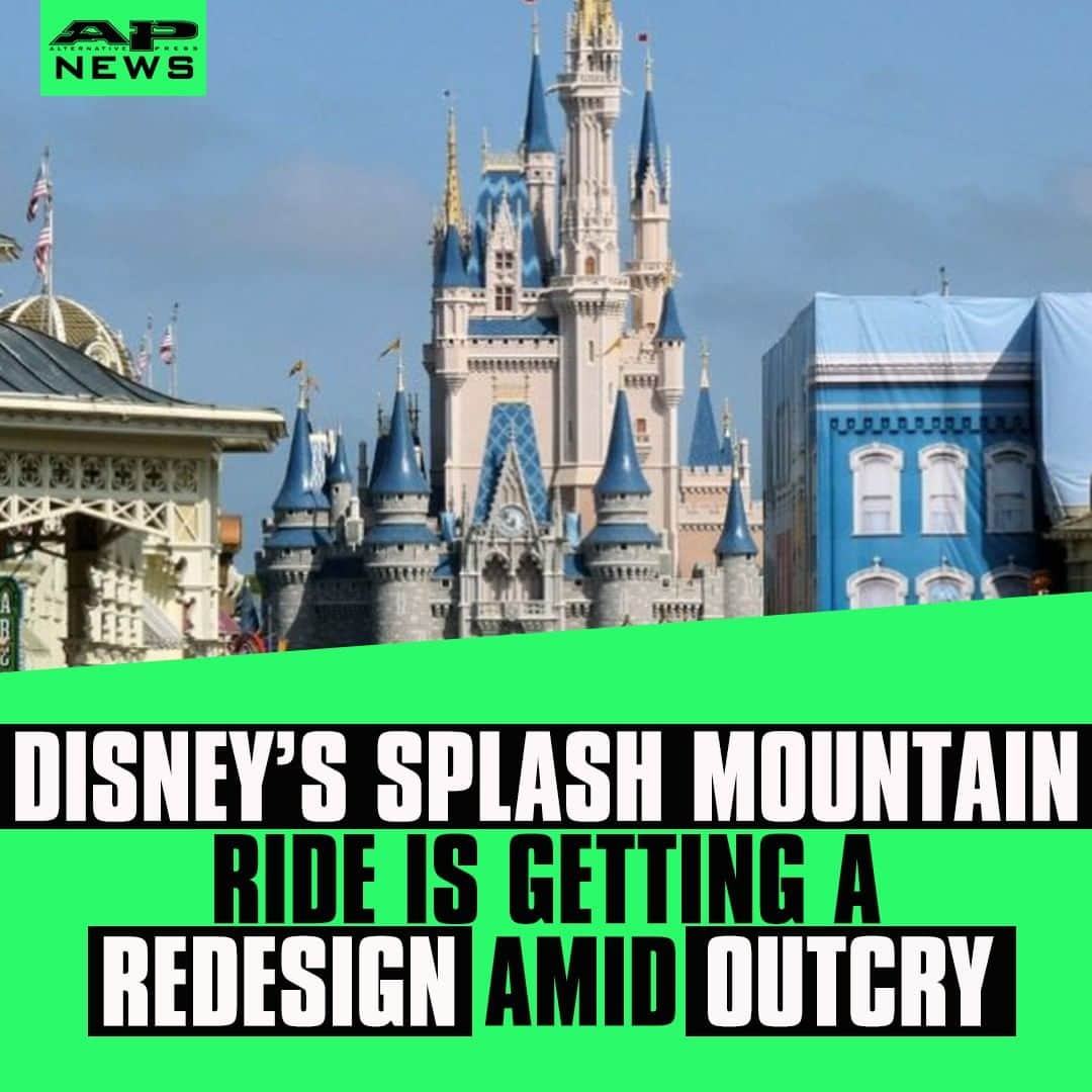 Alternative Pressさんのインスタグラム写真 - (Alternative PressInstagram)「@Disney Parks Splash Mountain attraction is getting a ‘The Princess and the Frog’ redesign amid outcry over the ride’s racist origins ⁠ LINK IN BIO⁠ .⁠ .⁠ .⁠ #disney #waltdisneyworld #WDW #disneyland #DLC #disneyattractions #splashmountain #songofthesouth #princessandthefrog #princesstiana #alternativepress #altpress」6月26日 11時01分 - altpress