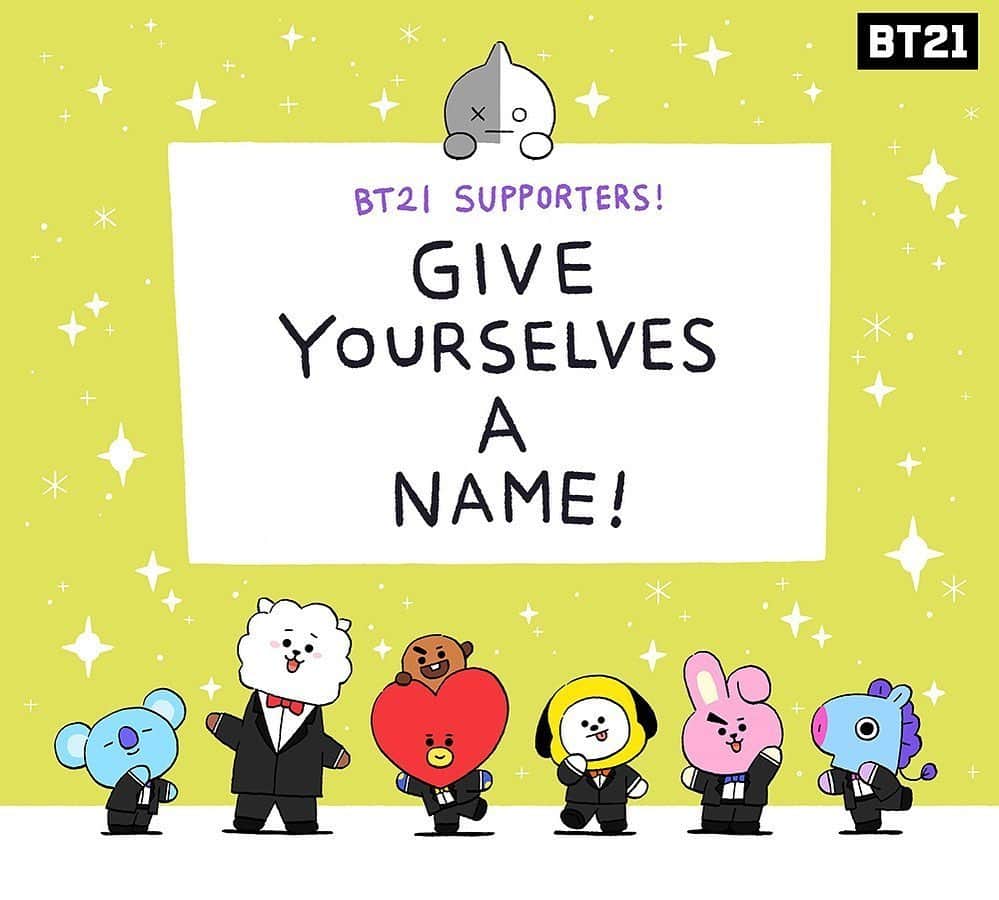 BT21 Stars of tomorrow, UNIVERSTAR!さんのインスタグラム写真 - (BT21 Stars of tomorrow, UNIVERSTAR!Instagram)「. 💥#BT21 #SUPPORTERS! GIVE YOURSELVES A NAME!💥 ⠀ Leave your ideas in the comment section of #EP06 #UNIVERSTAR in BT21 YouTube. 👉Link in bio ⠀ You know that calling a name really means something. 😉 ⠀ 📌For more info: Link in bio ⠀ #HurryUp #until #July2」6月26日 12時01分 - bt21_official