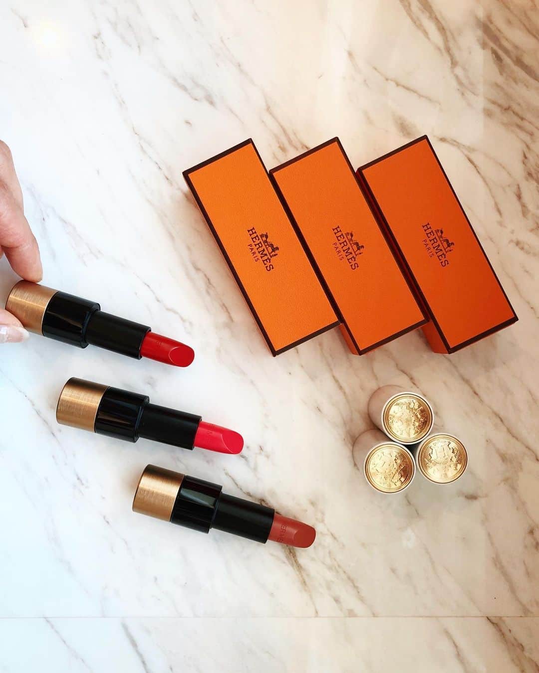 谷口紗耶香のインスタグラム：「@hermes 💄 #hermes」