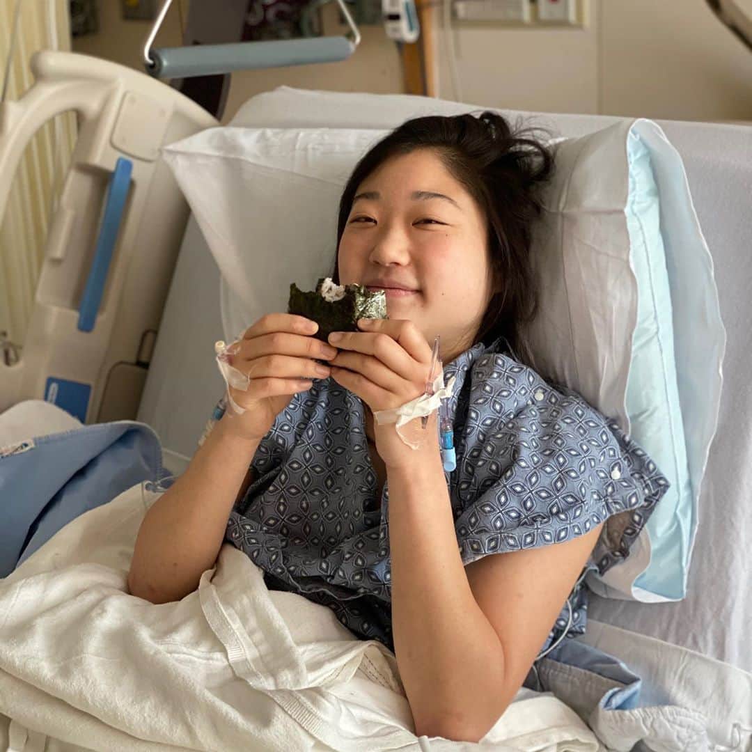 長洲未来のインスタグラム：「(2/3)  not naturally an extrovert, but that she felt lonely during quarantine.  These past two weeks have been the best living hell of my life. I remind myself every day that training those last two years going into the 2018 Olympics felt like a live or die situation. I was pushing through pain where I knew that I needed to get surgery afterwards, but I also didn’t think that I could physically survive what I mentally went through in 2014 again. So, I trained every day like it was the last day of my life.  And when I walked into the surgery at the Steadman clinic in 2018, I thought, I’m ready for this surgery and to skate without pain again.  The thing was, I wasn’t getting better, but again, I kept pushing myself over and over and I’d ask if the feelings I was having were normal. For the most part, I kept being told that I was rushing back to recovery, which was probably true, but there was always this nagging feeling in me that told me it wasn’t right. I’d tap for flips and lutzes and jolts of pain, way worse than what I was dealing with before would shoot down my leg.  Fast forward to two weeks ago when I went through my second hip surgery, a periacetabular osteotomy or a PAO, similar to the one a colleague of mine, Caroline Zhang, went through sometime in 2015. I was told I was dysplastic, which explains my flexibility. I think a lot of figure skaters have a lot of hip issues, which is something that isn’t often talked about in our community.  The pain of this surgery makes my labral surgery feel like a breeze in the park. Currently, my toilet has handles because I can’t even take a sh*t without help.  I want to say that the Olympics were well worth the commitment, but some days, especially during recent nights, the pain makes me question everything, but I think back on the adrenaline pumping through me after I skated in the team event and how powerful I felt after accomplishing something I spent days crying over. When I think back on it, I can’t even comprehend that I was able to accomplish going to the Olympics, not just once but twice.」