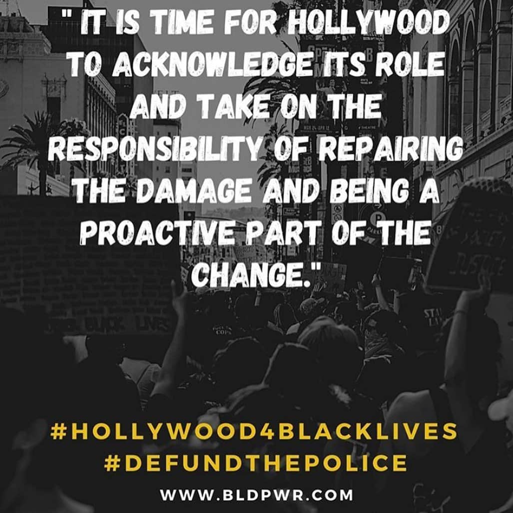 アンナ・パキンさんのインスタグラム写真 - (アンナ・パキンInstagram)「#Repost @bldpwr ・・・ In light of continued systemic, brutal murders of Black people, over 300 powerful members of the Black community in Hollywood are standing together with @mvmnt4blklives, a coalition of community-based organizations including @blklivesmatter @blmlosangeles @osopepatrisse @docmellymel from all over the country to put together a letter and a list of demands calling on Hollywood to make bold moves toward liberation and institutional support. . "We need to do better" - #KendrickSampson, Cofounder of BLD PWR . . View the full letter, demands and a list of supporters on www.BLDPWR.com  Link in Bio . .  #DefundthePolice  #Hollywood4BlackLives #BlackLivesMatter #BLM #ReimaginePublicSafety #BLDPWR」6月26日 12時56分 - _annapaquin