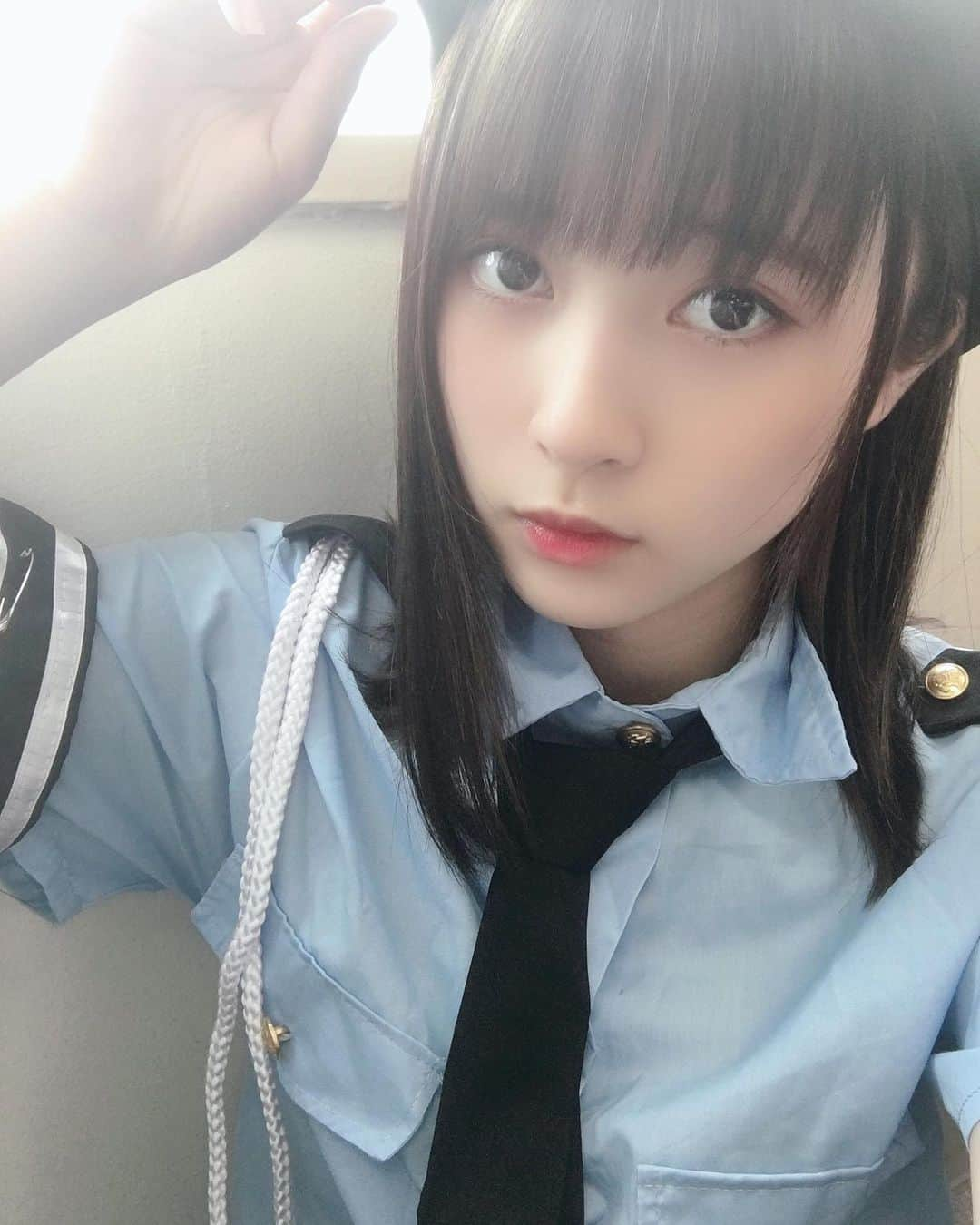 藤井優衣さんのインスタグラム写真 - (藤井優衣Instagram)「ポリポリポリス -  #KissBee #urakiss #japaneseidol #youtuber #followme #policeofficer #costume」6月26日 12時54分 - fu_0o0