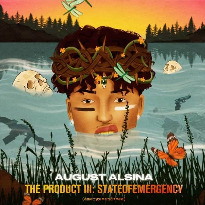 August Alsinaのインスタグラム：「THE PRODUCT III: STATEOFEMERGENCY OUT NOW ‼️🐛🦋 LINK IN THE BIO」