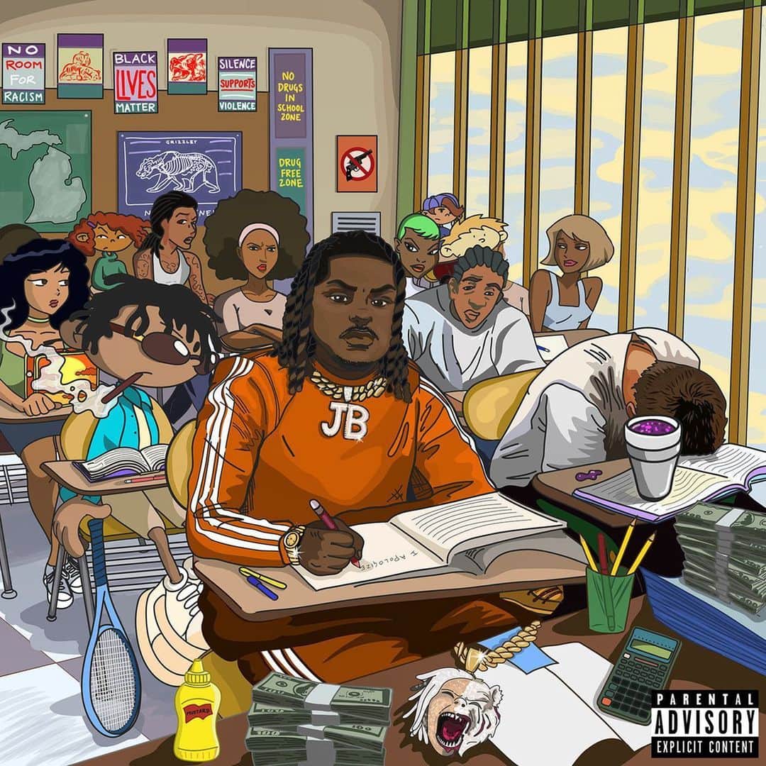 ファボラスのインスタグラム：「Congrats to Lil bro @tee_grizzley on the new project #TheSmartest!!! Was slidin to it today🔥🔥🔥」