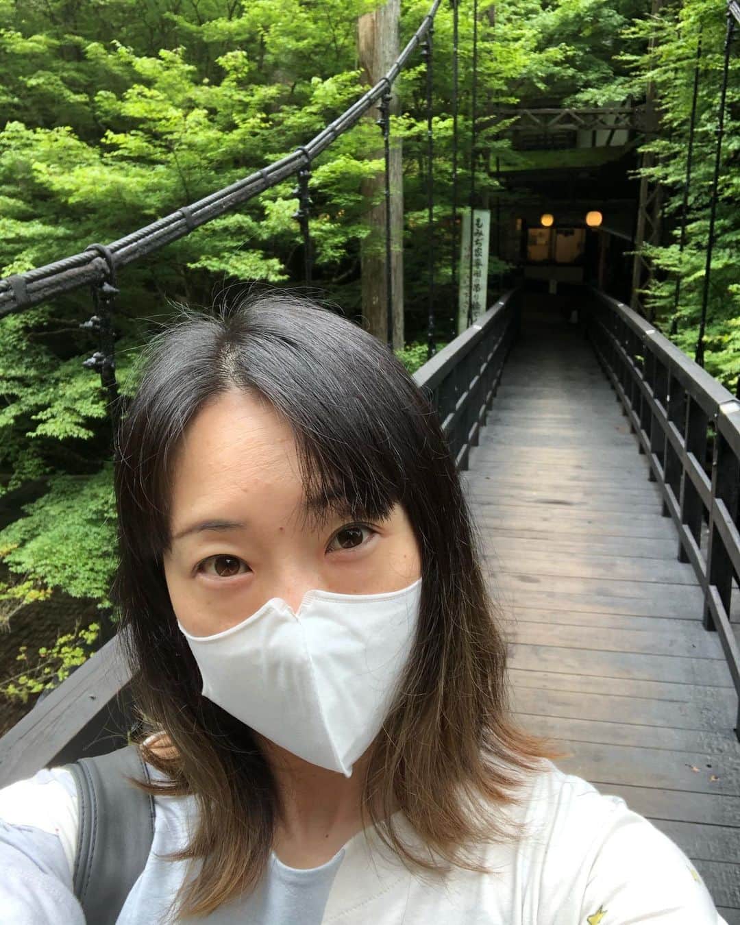 若林美保さんのインスタグラム写真 - (若林美保Instagram)「#もみじ家別館川の庵  #露天風呂 #川辺 #蛍鑑賞の夕べ  #鮎の塩焼き #京都」6月26日 14時50分 - waka_miho