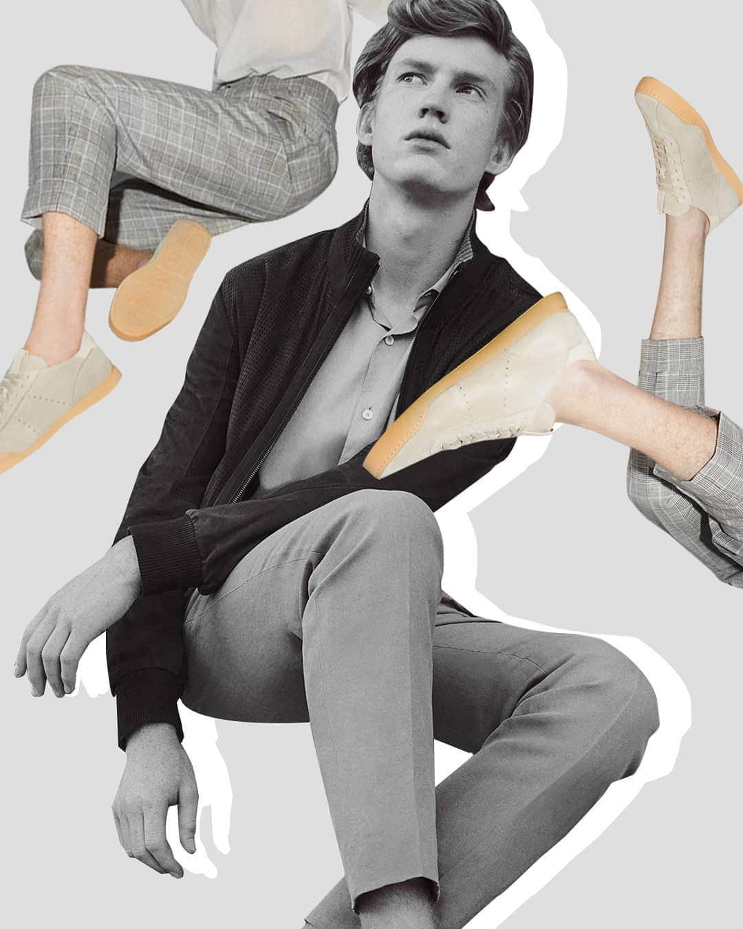 サントーニのインスタグラム：「Fine suede  puts a bright twist on sportswear  #Santoni #madeinSantoni」