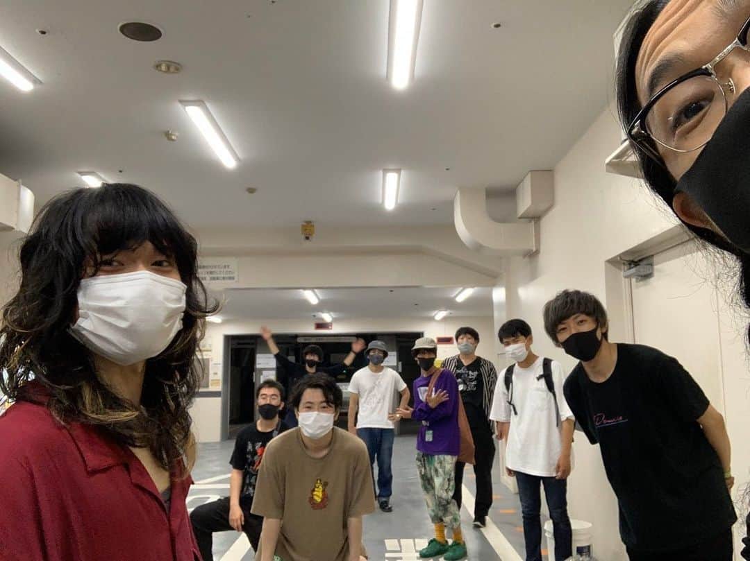 さかしたひかるのインスタグラム：「チーム揃って久々のライブ、面白すぎわろたでした、わろりんこ」