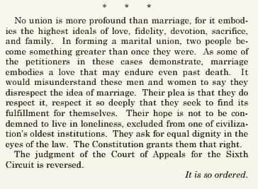 ジェニファー・ビールスさんのインスタグラム写真 - (ジェニファー・ビールスInstagram)「On this day #marriageequality🌈 was proclaimed a constitutional right by the Supreme Court. The final paragraph of Justice Kennedy’s opinion is exquisite.  #happypridemonth」6月27日 0時54分 - thejenniferbeals