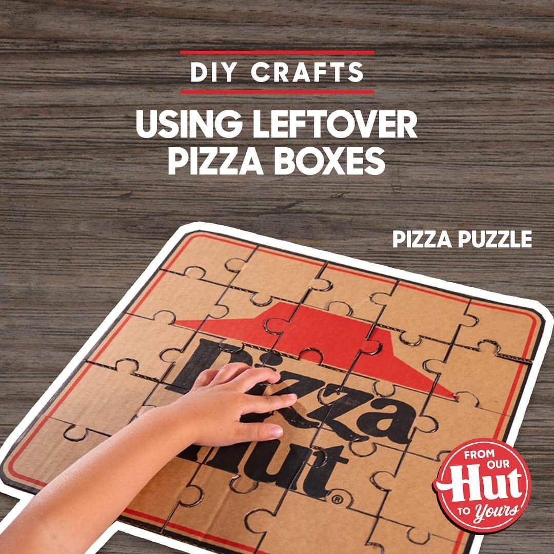 Pizza Hutさんのインスタグラム写真 - (Pizza HutInstagram)「Searching for ways to mix it up with the fam this summer? Use your leftover pizza boxes to spark some creativity and make any of these DIY crafts. Head over to our stories, and we’ll walk you through each of them!」6月27日 1時00分 - pizzahut