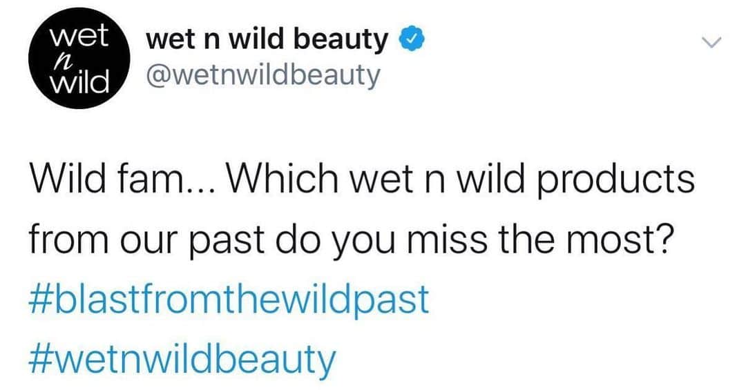 wet'n wild beautyさんのインスタグラム写真 - (wet'n wild beautyInstagram)「Who doesn't love a good comeback 😉 Tell us which products you miss the most in the comments below!  #blastfromthepast #wetnwild #wnwSlayAtHome」6月27日 1時52分 - wetnwildbeauty