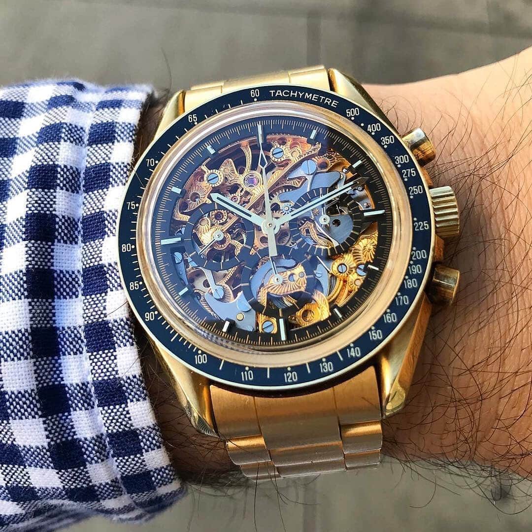 Daily Watchさんのインスタグラム写真 - (Daily WatchInstagram)「Not your average Omega watch. This is the Omega Speedmaster Skeleton ☠️ A limited edition of 50 pieces made in 1992. Photo by @davidoffbrothers via @fratellowatches」6月26日 16時54分 - dailywatch