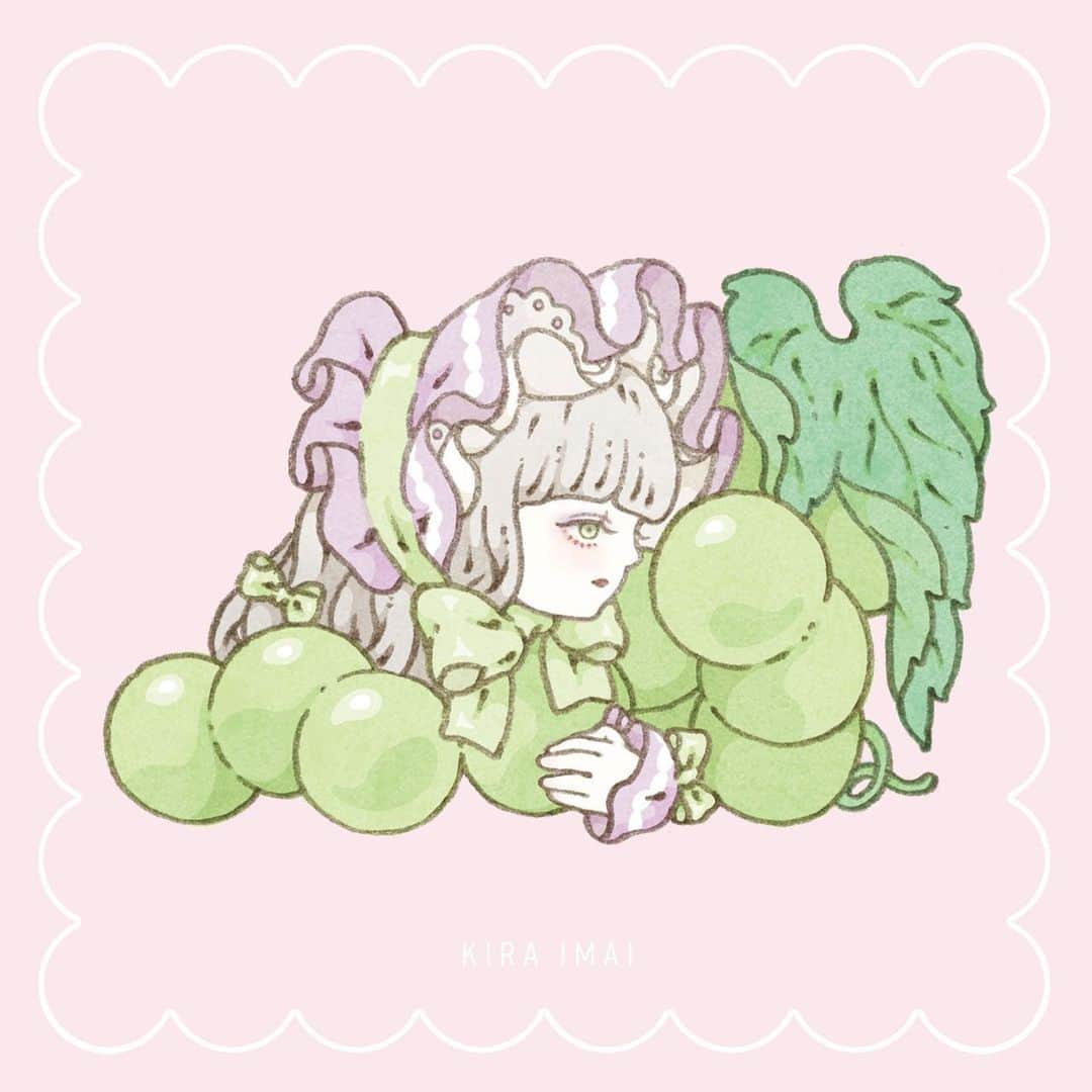 今井キラのインスタグラム：「🍇」