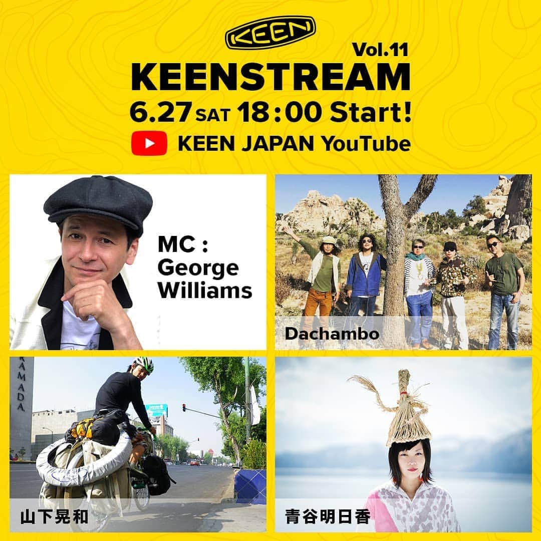 山下晃和さんのインスタグラム写真 - (山下晃和Instagram)「【BIKE&CAMP】明日の18時頃からKEEN STREAMで自転車旅について、自転車キャンプについて語ります！  ステイチューン！  #bikeandcamp #自転車 #bike #bicycle #旅 #travel #自転車旅の魅力を語る #outdoor #camp #自転車キャンプツーリング #keenambassador #KEENJAPAN @keen_japan  @keen  @keen_harajuku  #keen #今日もKEENを履かなくちゃ  #キャンプ #アウトドア #touring #travelbybike」6月26日 17時48分 - travel_akikazoo