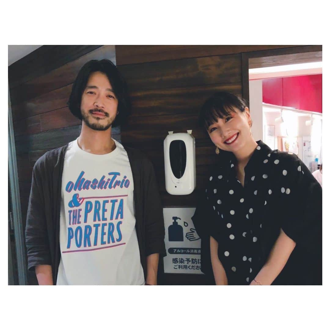 大塚愛さんのインスタグラム写真 - (大塚愛Instagram)「大橋トリオさんと大塚アイオさん。  緊張してお腹痛いと言う彼と 緊張してお腹空く私。  AIO　　#大橋トリオ」6月26日 17時59分 - aiotsuka_official