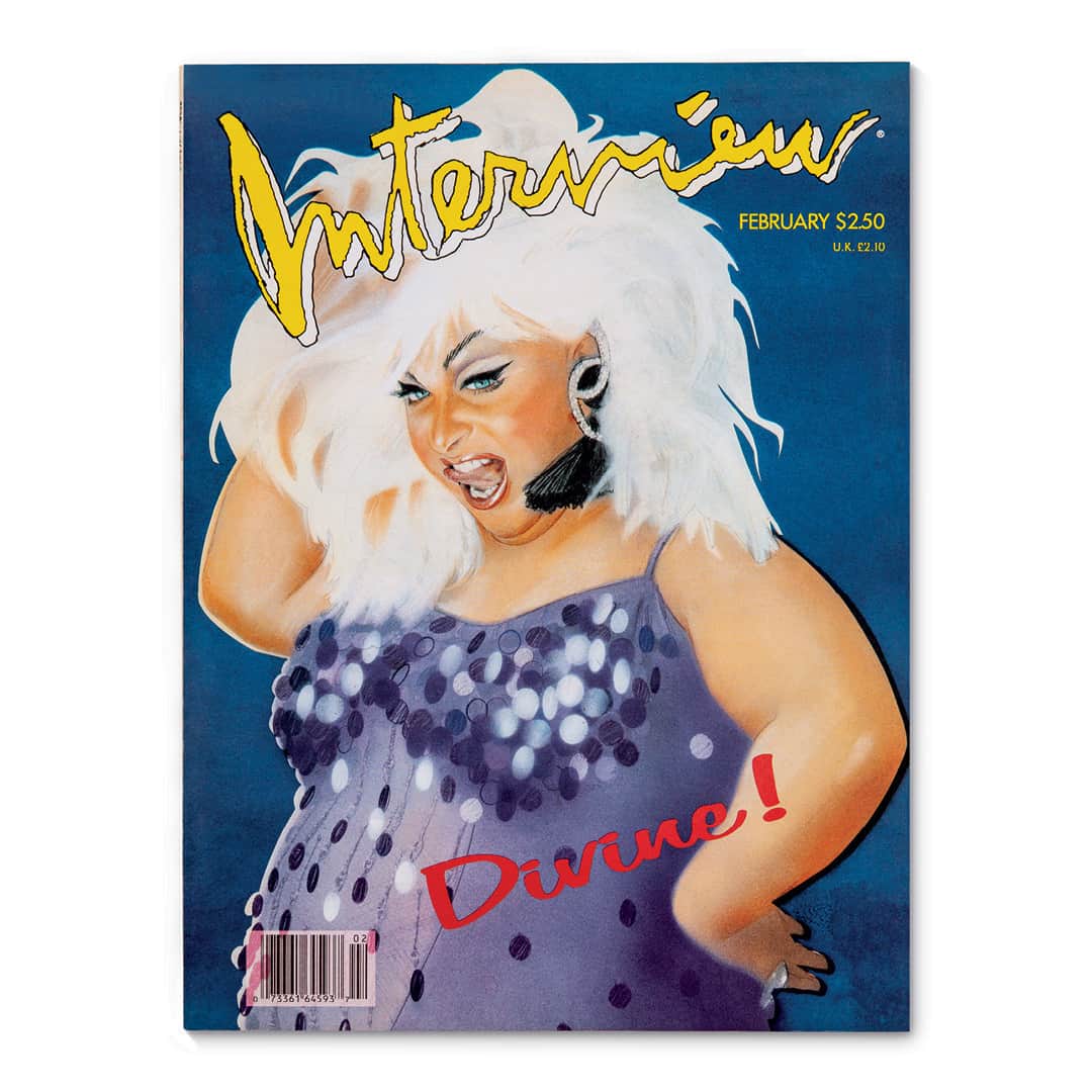 Loeweさんのインスタグラム写真 - (LoeweInstagram)「LOEWE x Divine: a project paying tribute to the legendary performer in support of Visual AIDS and Baltimore Pride.  See the collection and online exhibition of Divine memorabilia on loewe.com  #LOEWE #LOEWEdivine  Interview Magazine cover, 1988.  Andy Warhol’s Interview magazine was nicknamed "The Crystal Ball of Pop”. Illustration by Richard Bernstein. ©️ 2020 The Estate of Richard Bernstein / VEGAP, Madrid ©️ Divine Official Enterprises LLC ©️ Greg Gorman」6月26日 19時00分 - loewe