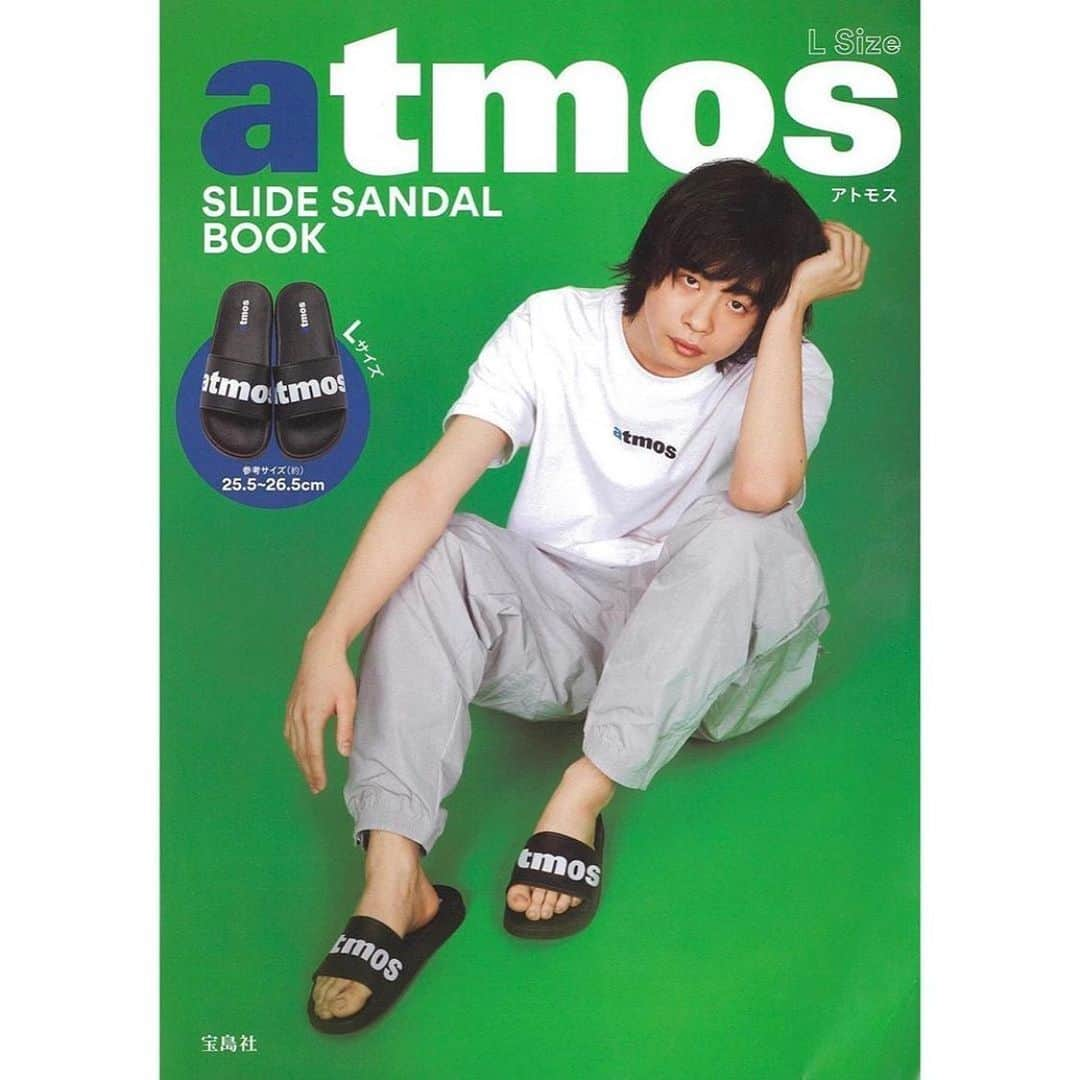 土屋磨周のインスタグラム：「atmos SLIDE SANDAL BOOK」